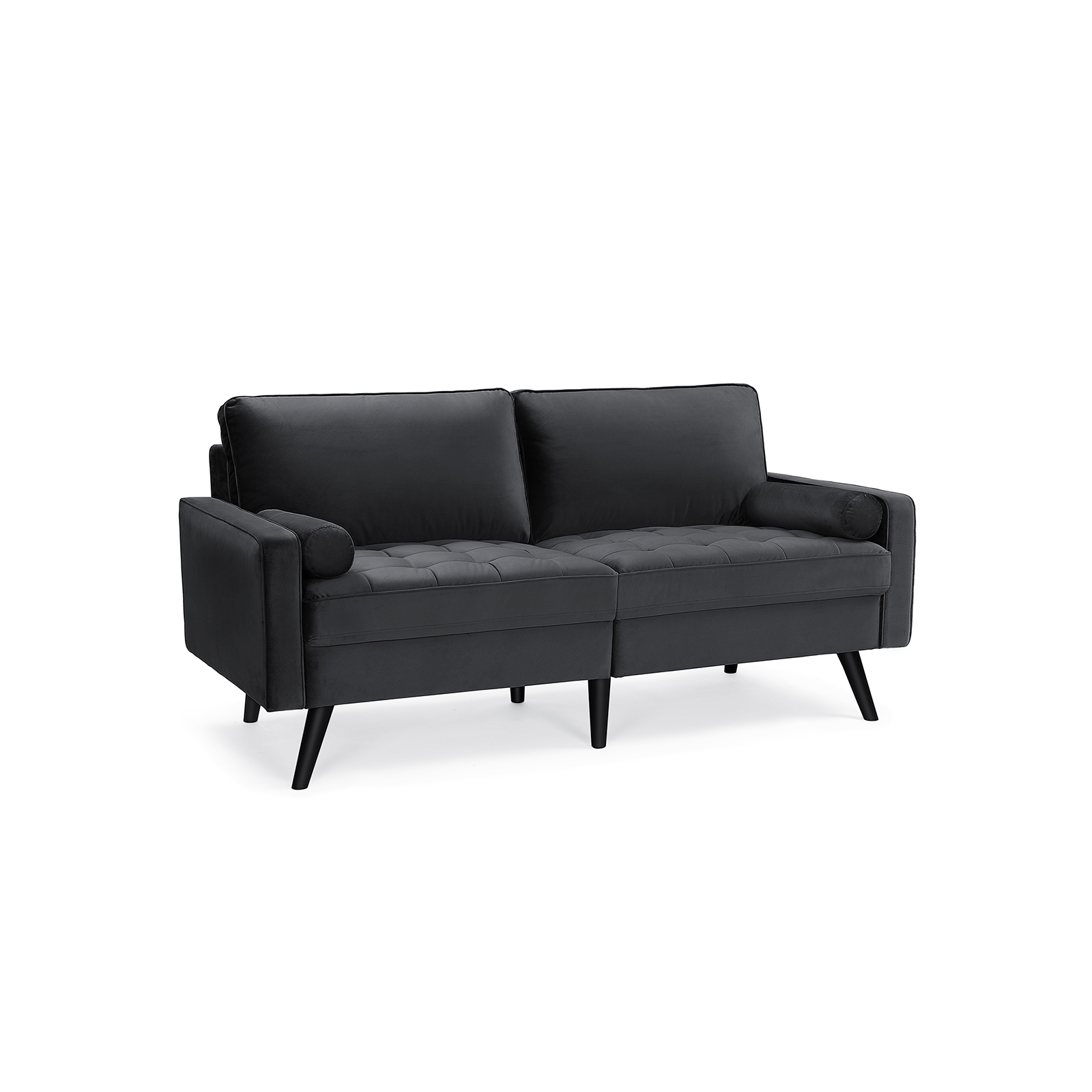 Sofa 3 Sitzer mit Bezug aus Samt
