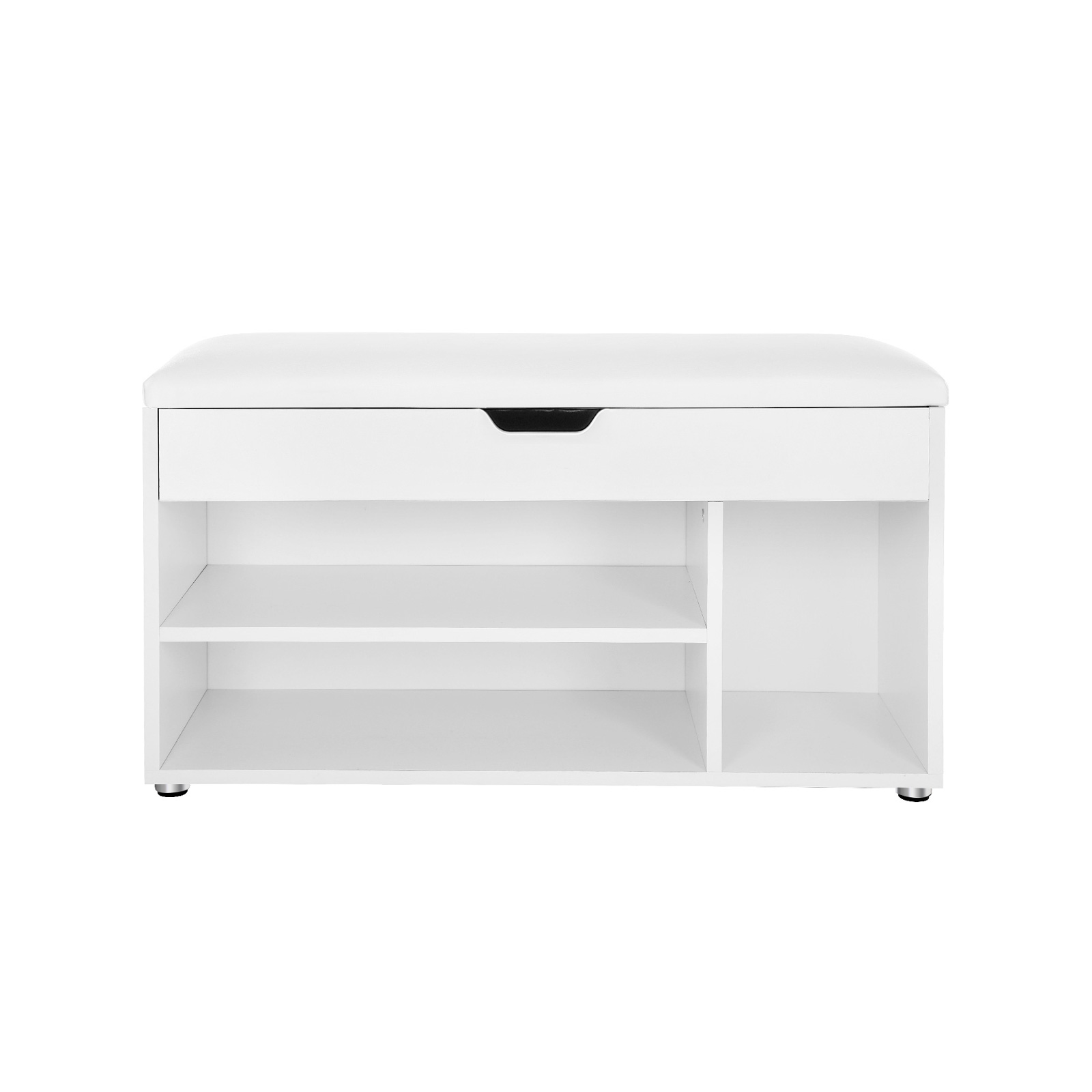 VASAGLE Schuhbank LHS30W weiß Holz 80,0 cm