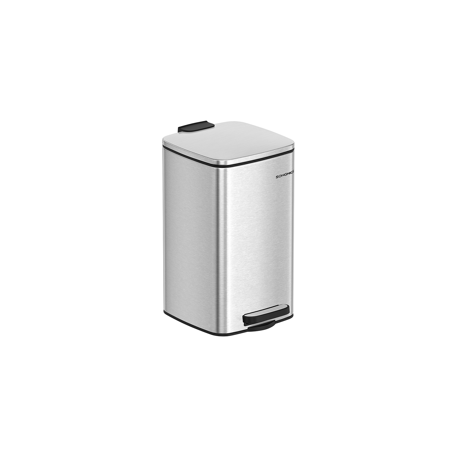 Kosmetikeimer 8 Liter metallicsilber
