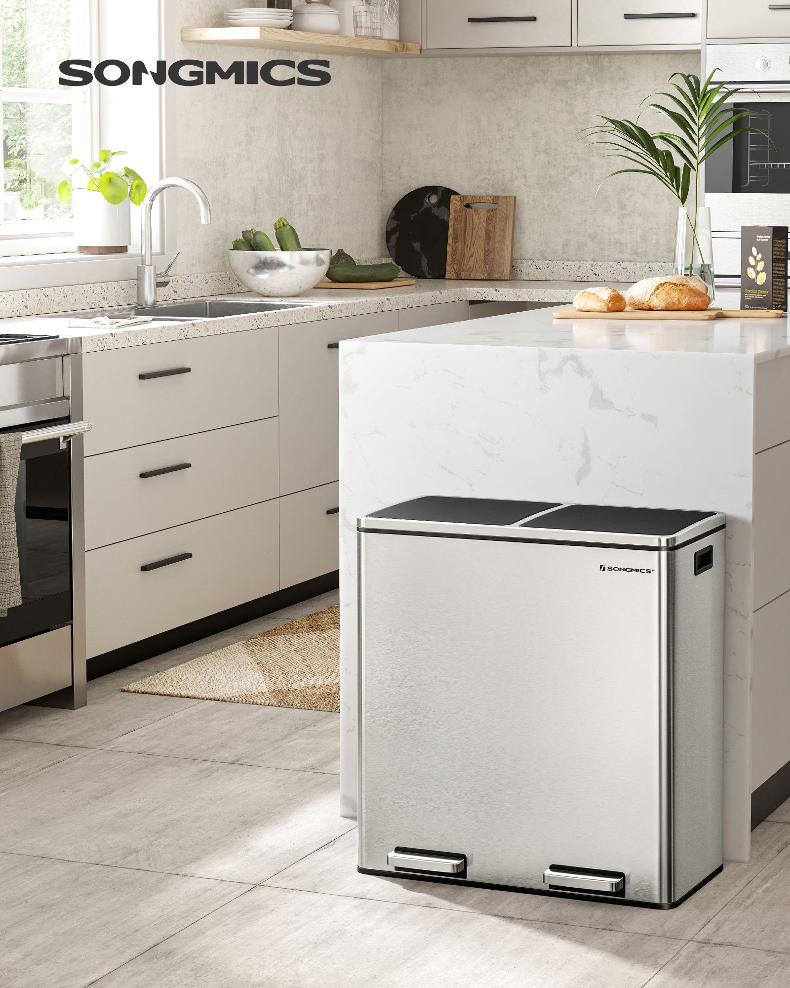 Atliekų separatorius 60 litrų