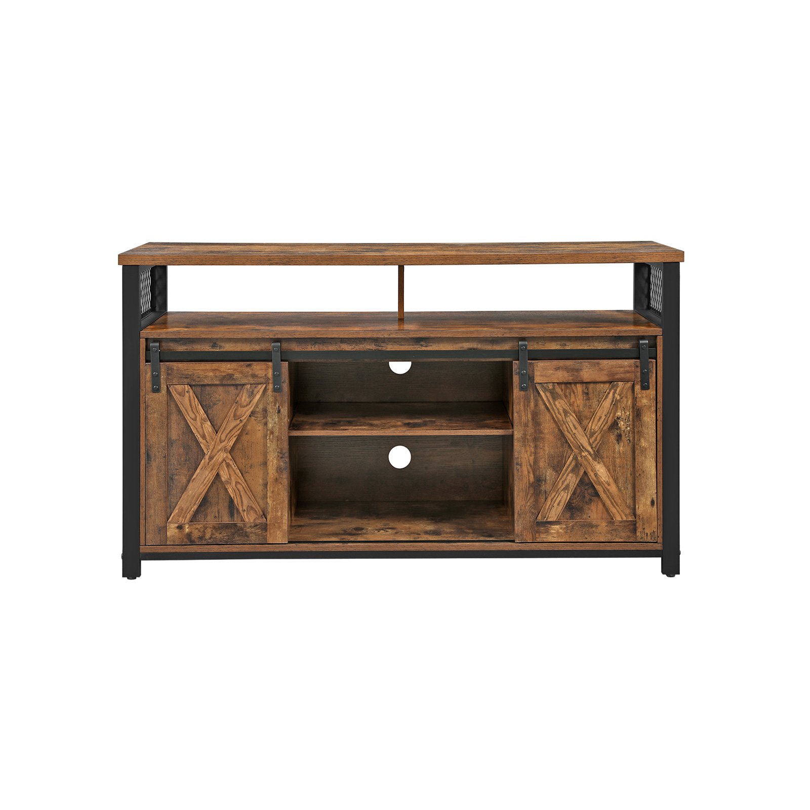 TV-Schrank vintagebraun-schwarz