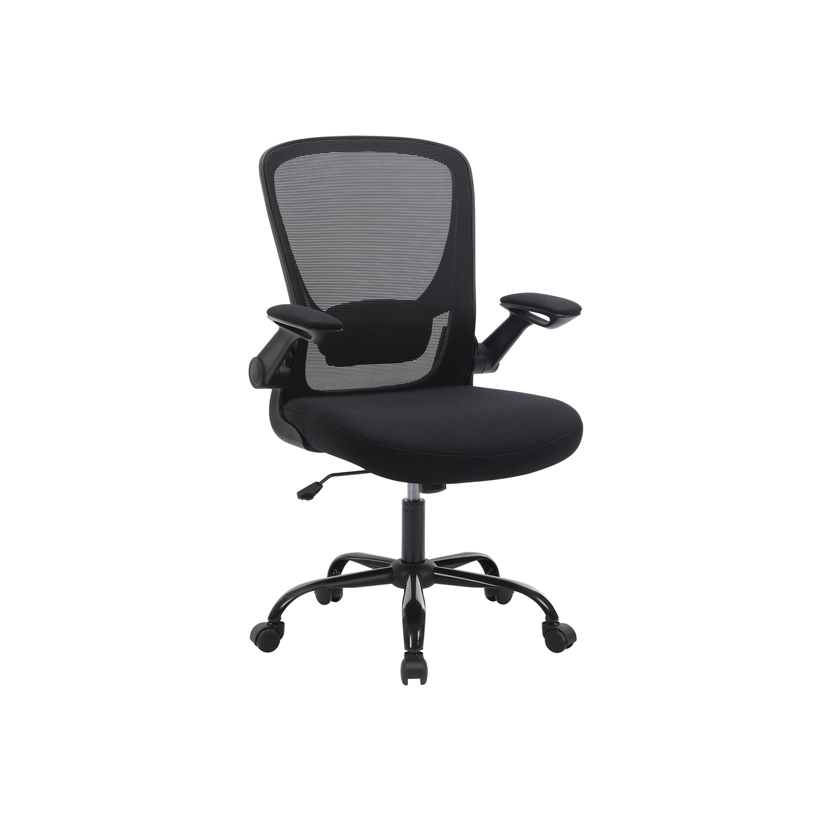 Bürostuhl mit hochklappbaren Armlehnen