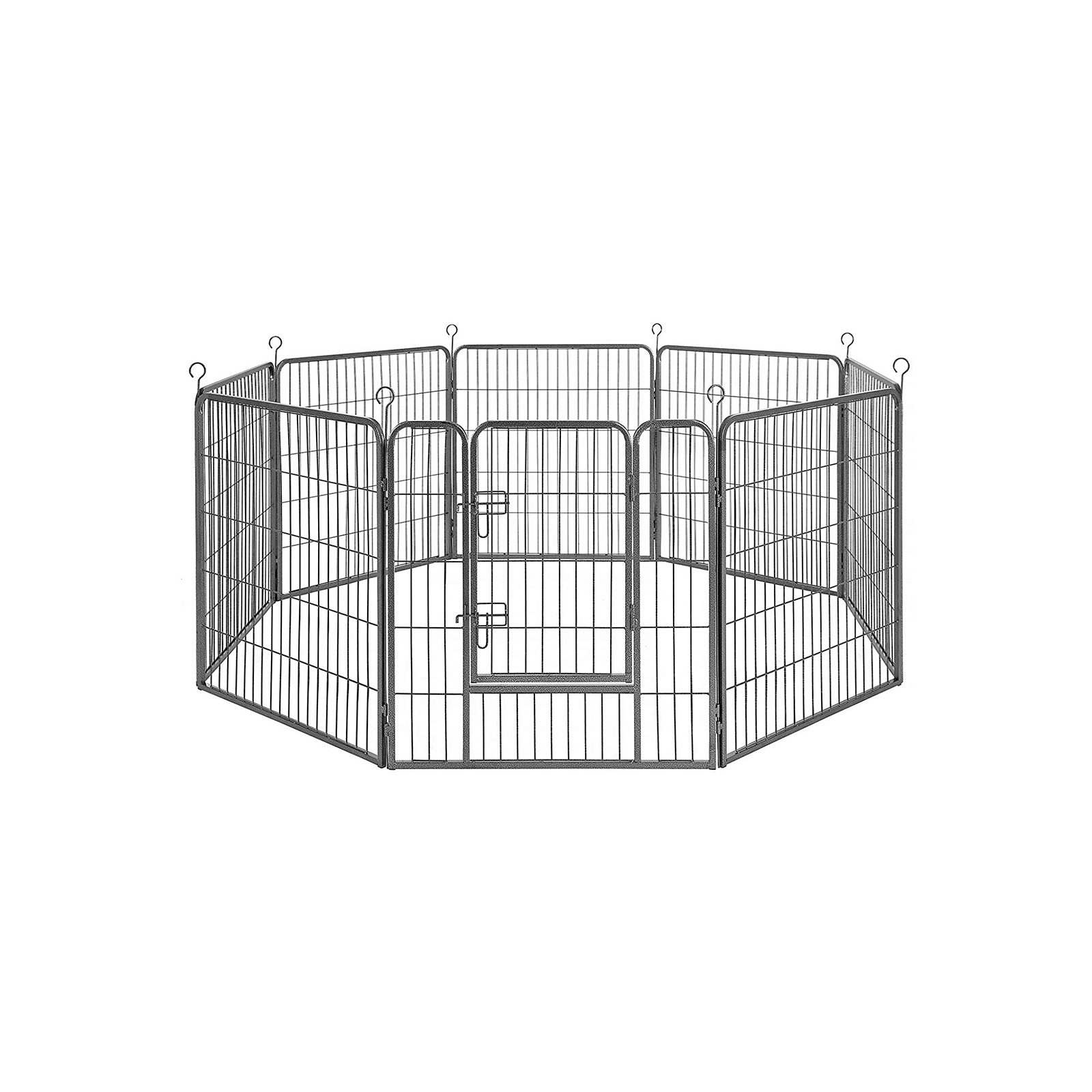 FEANDREA Welpenfreilauf Welpengehege 80x80cm 8 Elemente a 80x80 cm