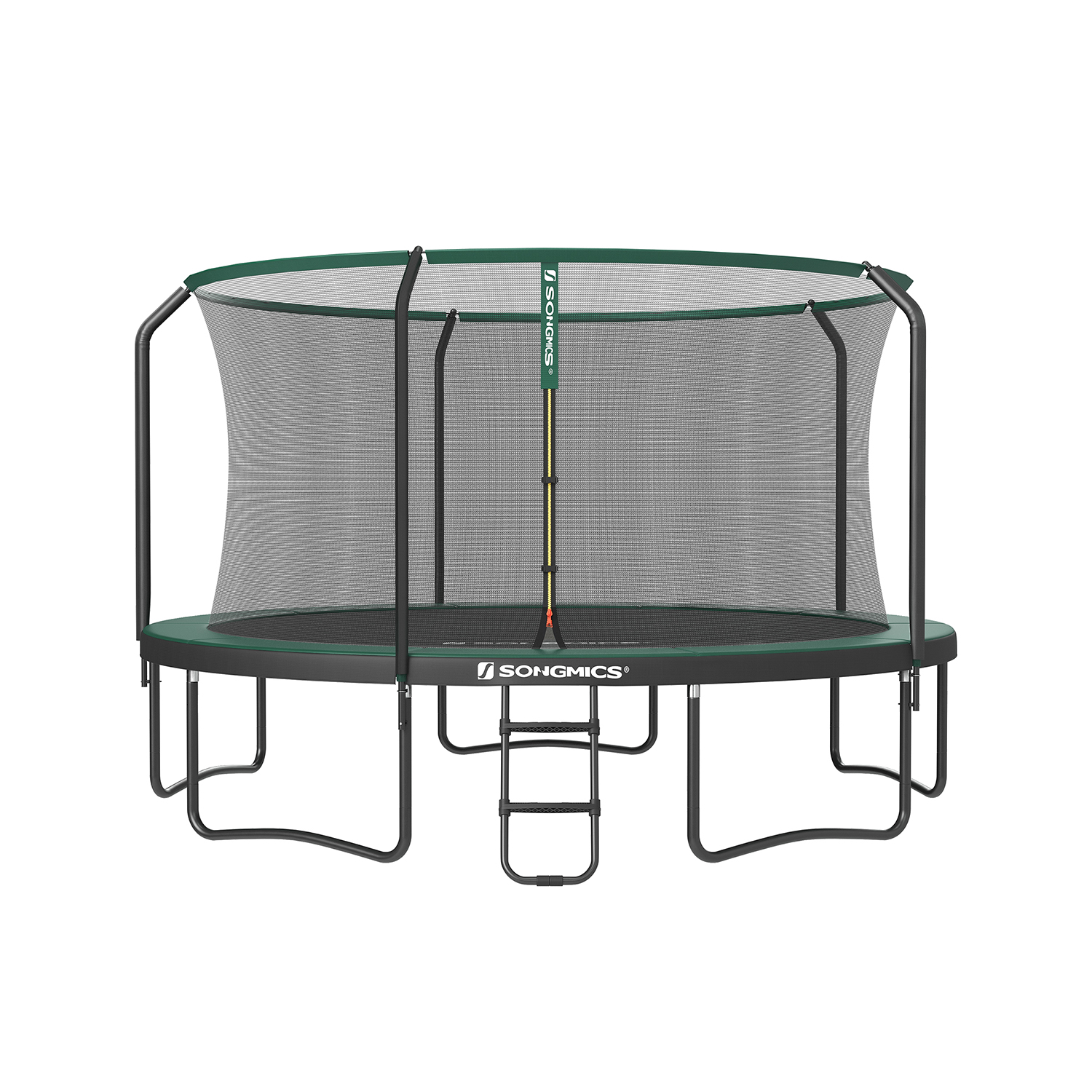 Trampolin rund mit gepolstertem Gestell