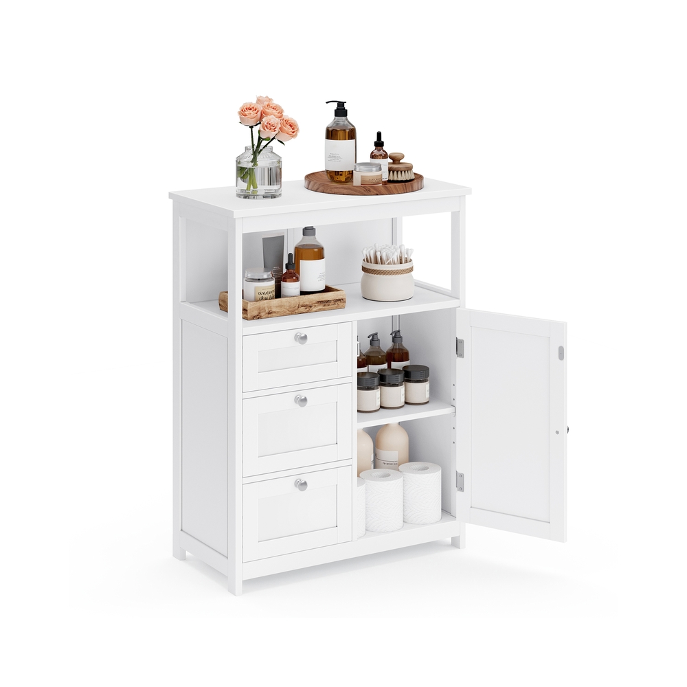 Badezimmerschrank 30 x 60 x 80 cm mit 3 Schubladen
