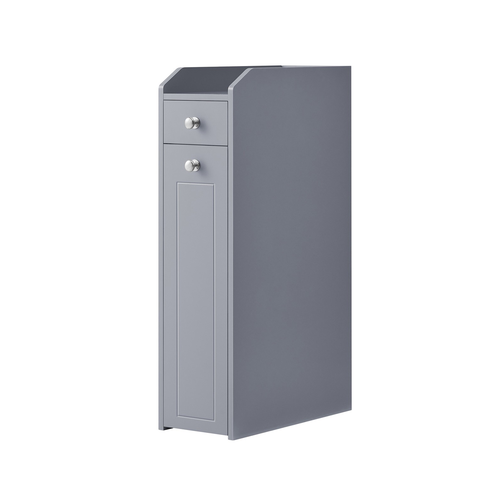 Badezimmerschrank klein, Badschrank schmal, kleiner Schrank für Toilettenpapier