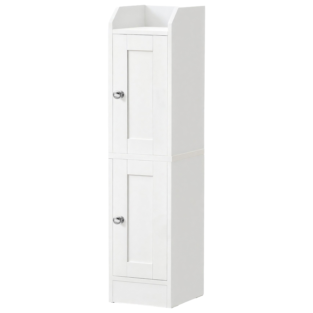 Schmaler Hochschrank, Badschrank, mit verstellbaren Ablagen