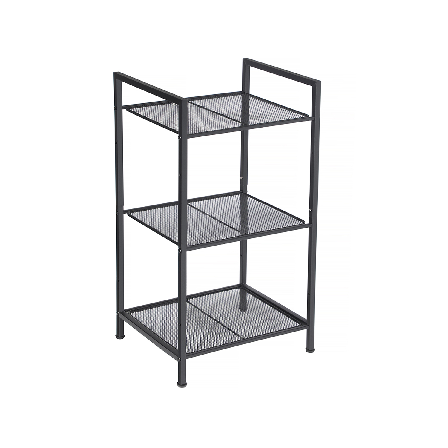 Standregal aus Metall mit 3 Ebenen
