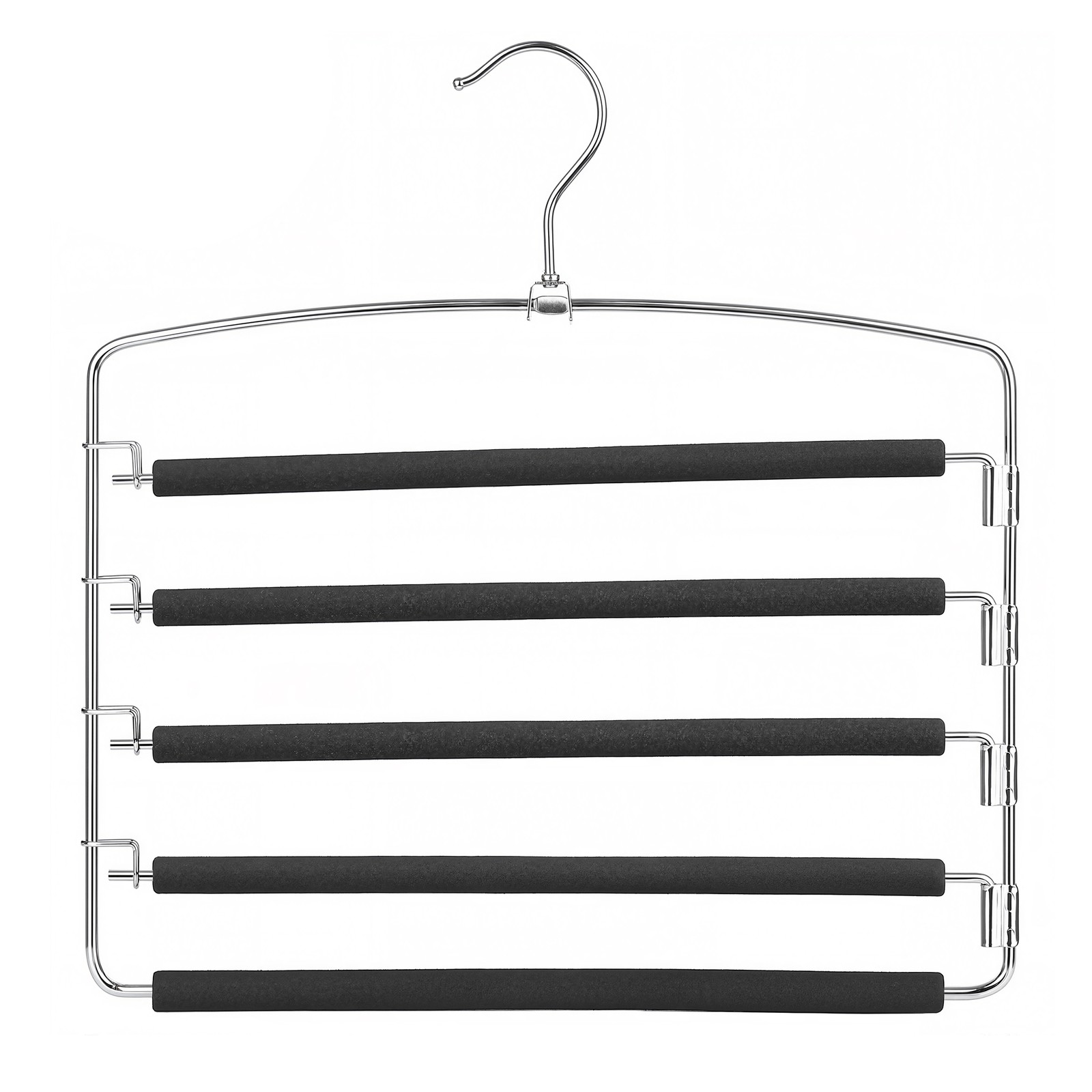 Kleiderbügel 3er Set, aus Metall, Hosenbügel