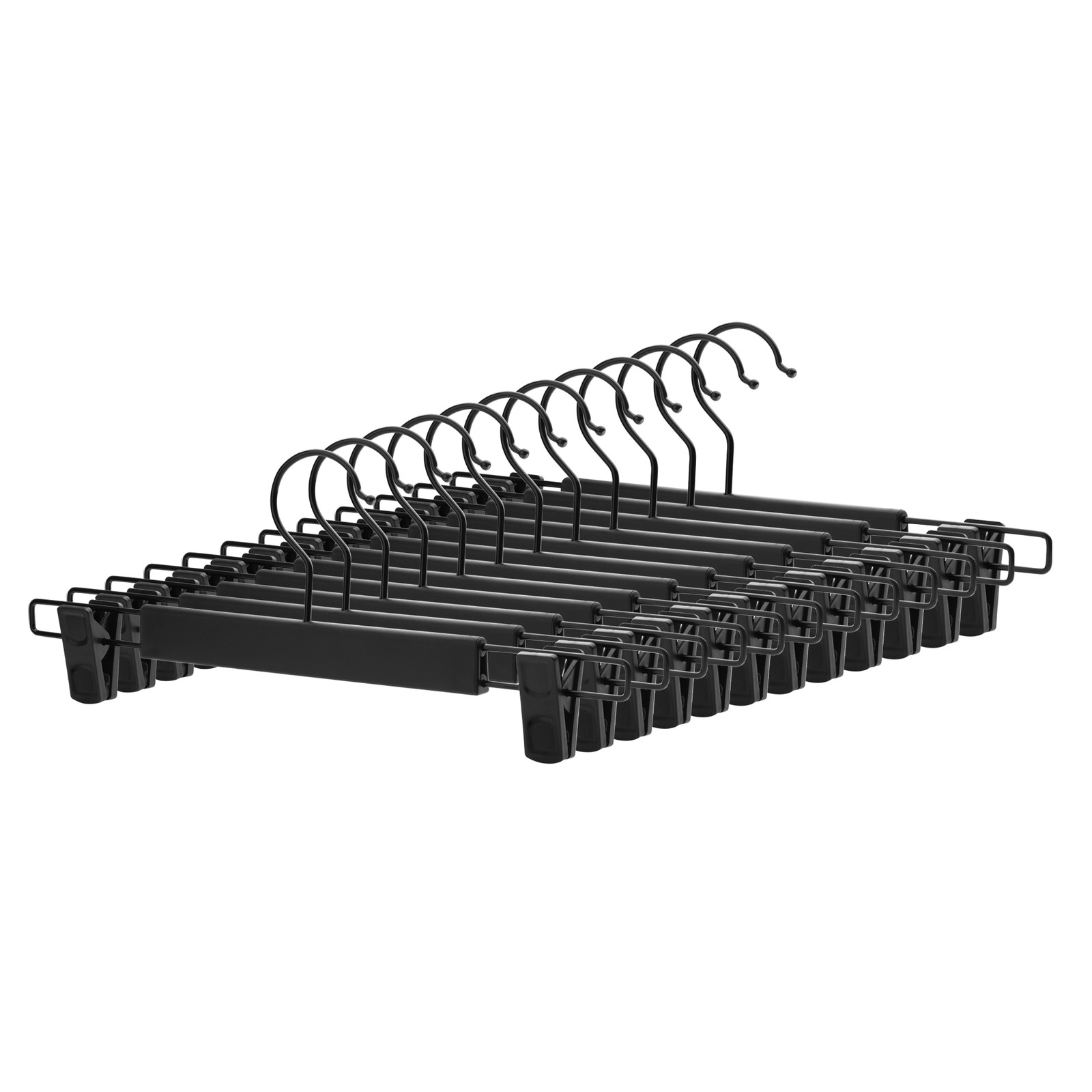 Kleiderbügel, 12er Set, mit Clips