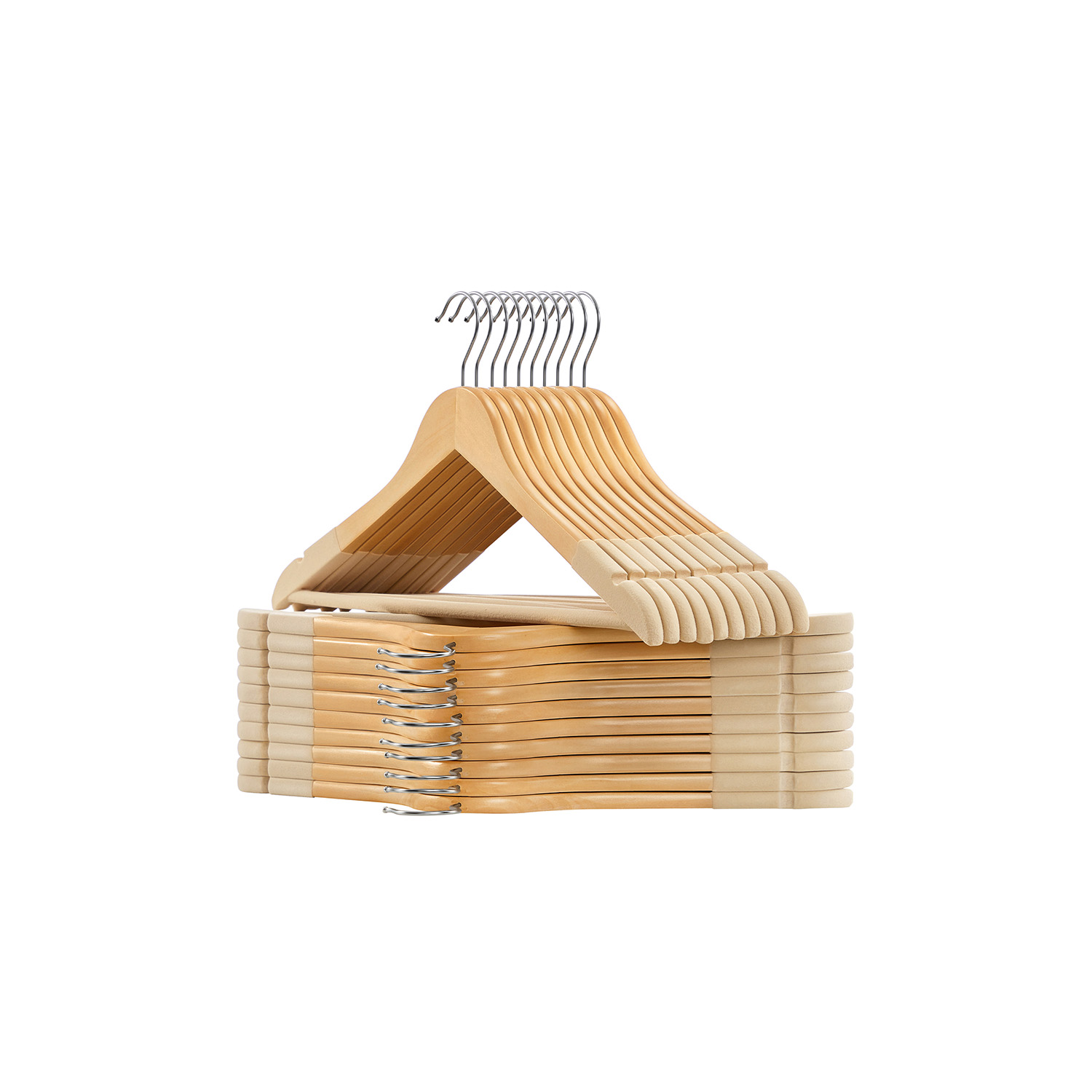 Kleiderbügel Holz 20er Set