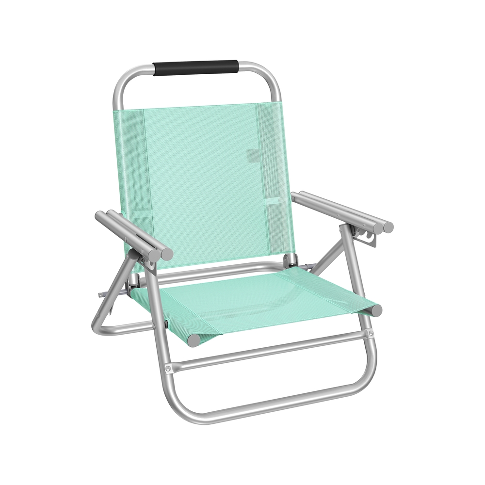 Klappbare Strandstühle 2er Set Grün