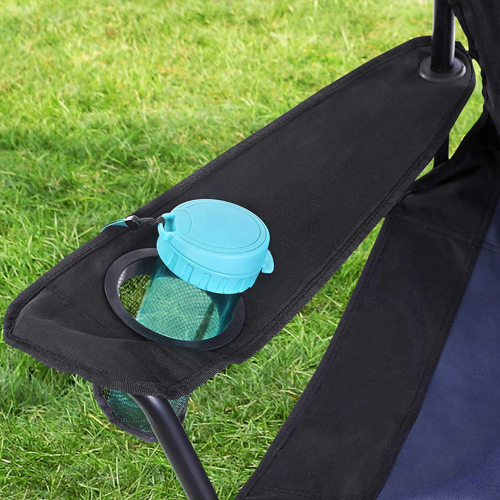 SONGMICS Campingstuhl, klappbar, Klappstuhl mit hoher Rückenlehne, mit