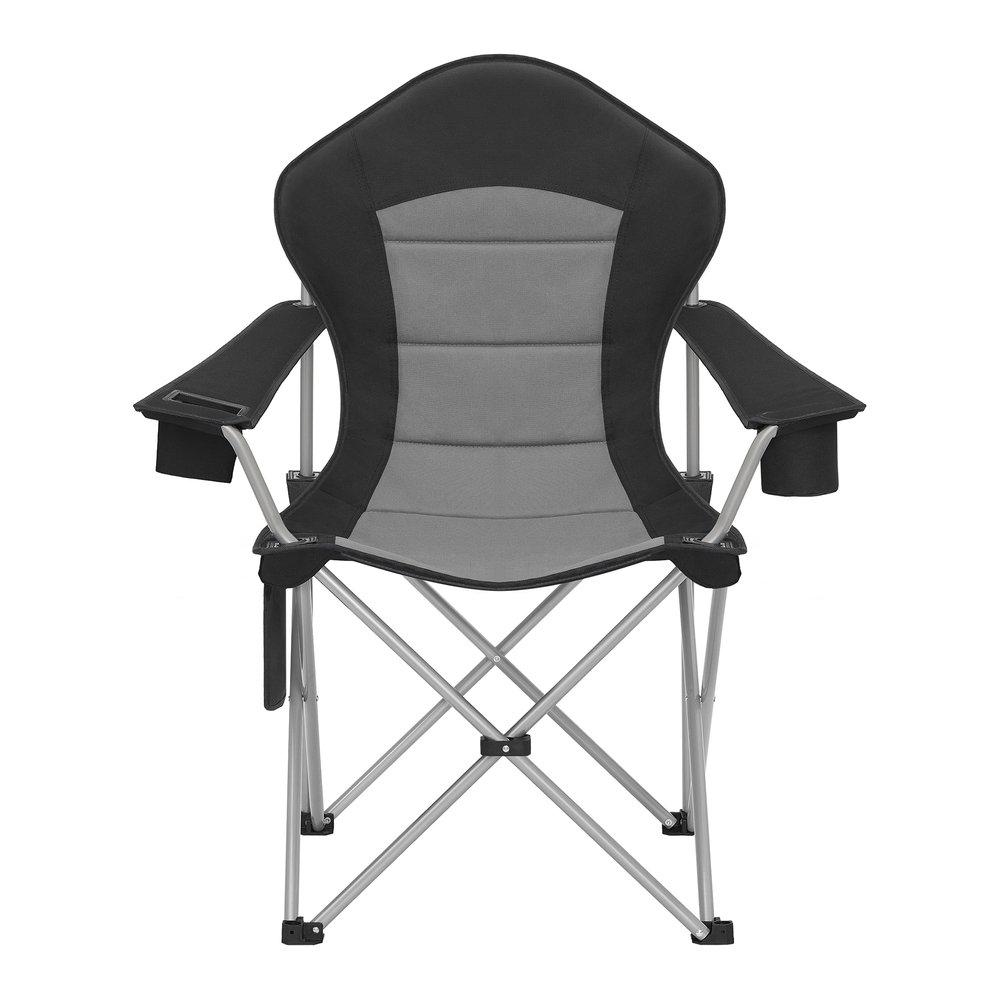 Faltbarer Outdoor-Stuhl, breiter Sitz, hohe Rückenlehne