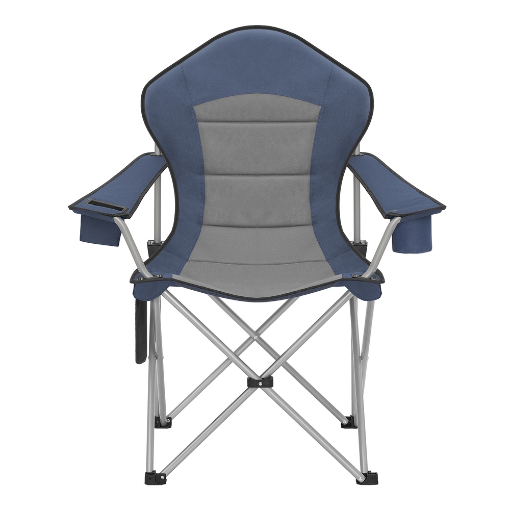 Faltbarer Outdoor-Stuhl, breiter Sitz, hohe Rückenlehne
