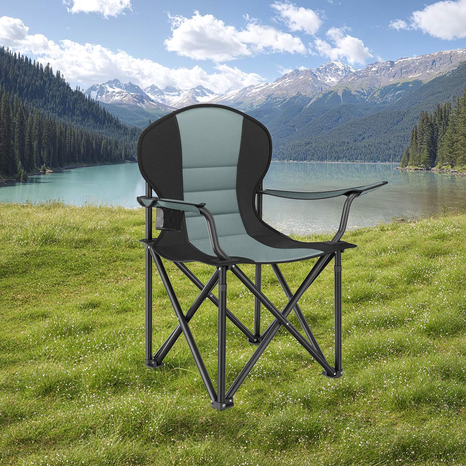 Strandstuhl klappbar, Campingstuhl, bis 250 kg belastbar