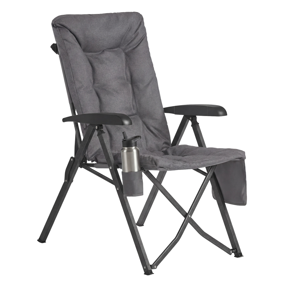 Campingstuhl, verstellbare Rückenlehne 95°-150°,  6 cm Polsterung