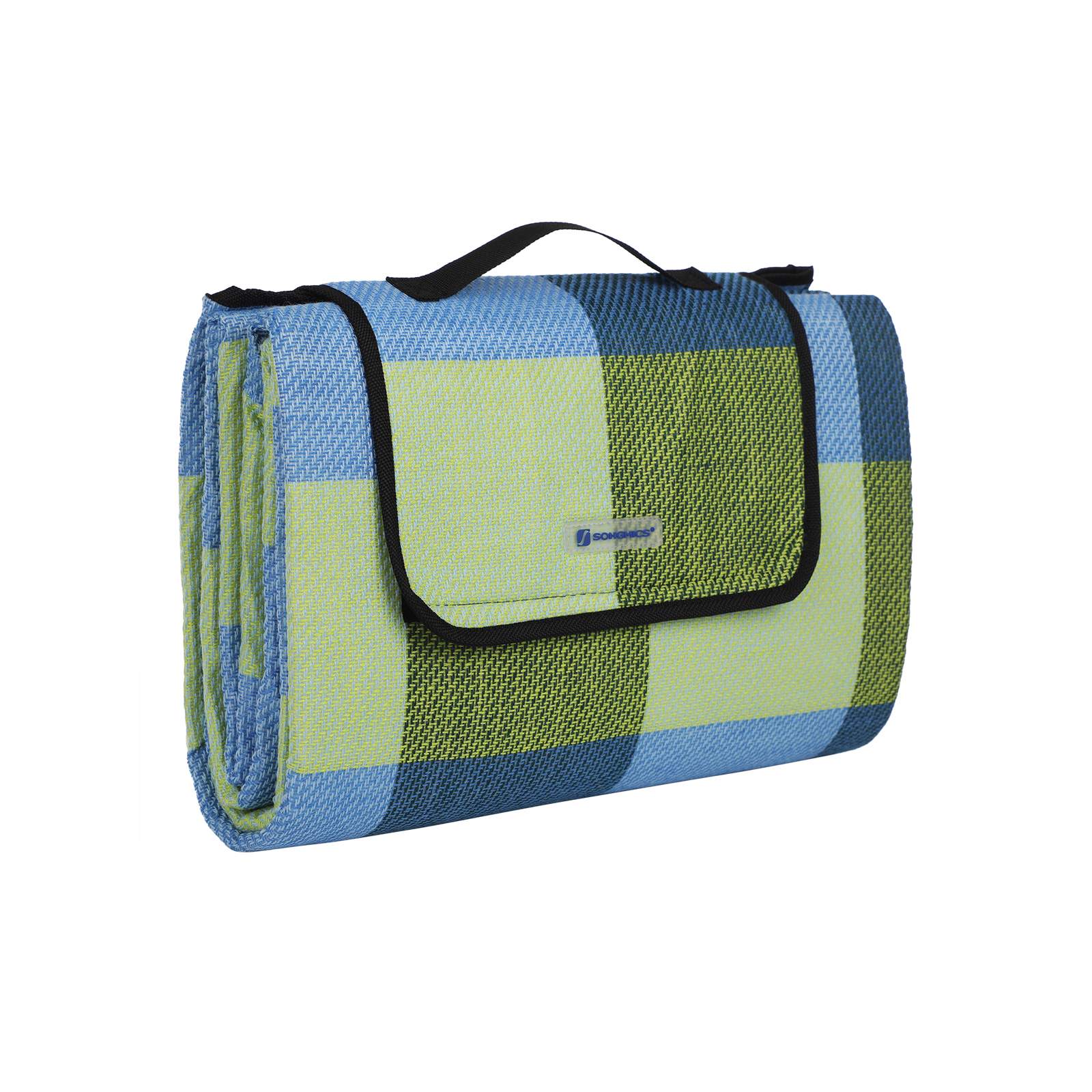 Isolierte Picknickdecke Blau-Grün XL