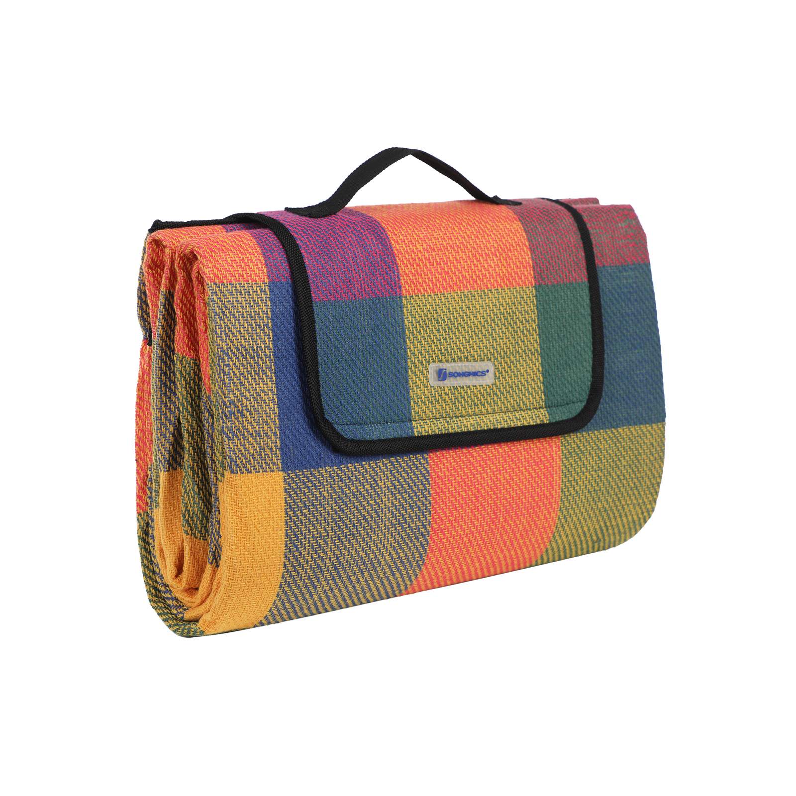 Isolierte Picknickdecke Bunt XL