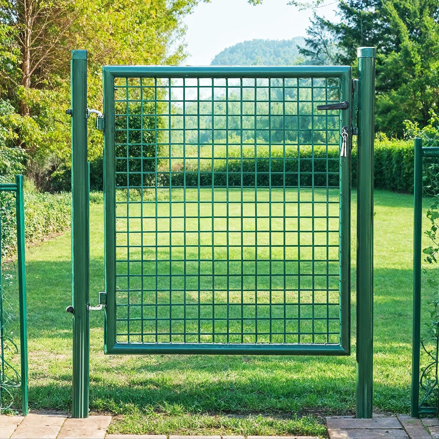 Gartentor, Gartentür, verzinkter Stahl
