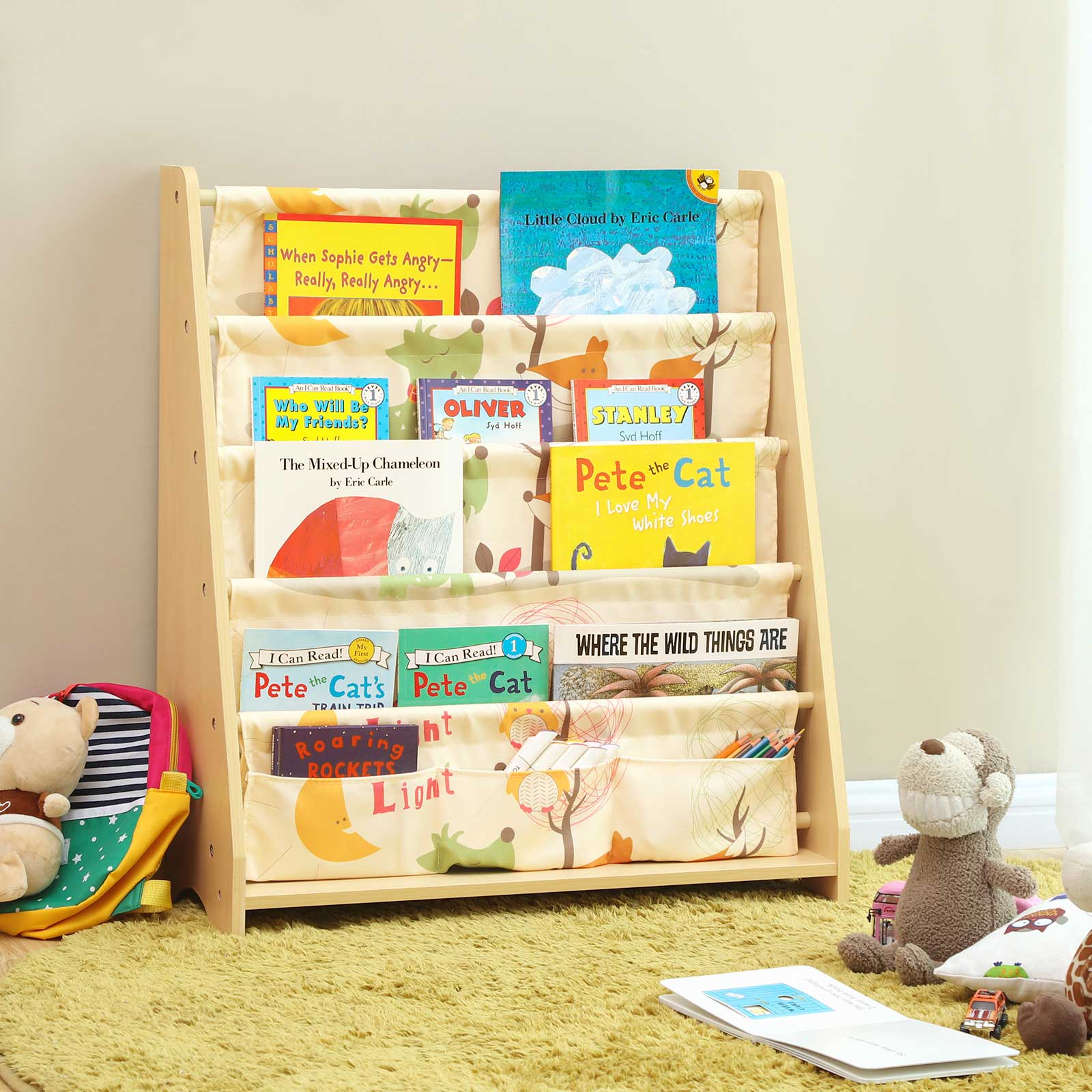 Niedliches Bücherregal für Kinder