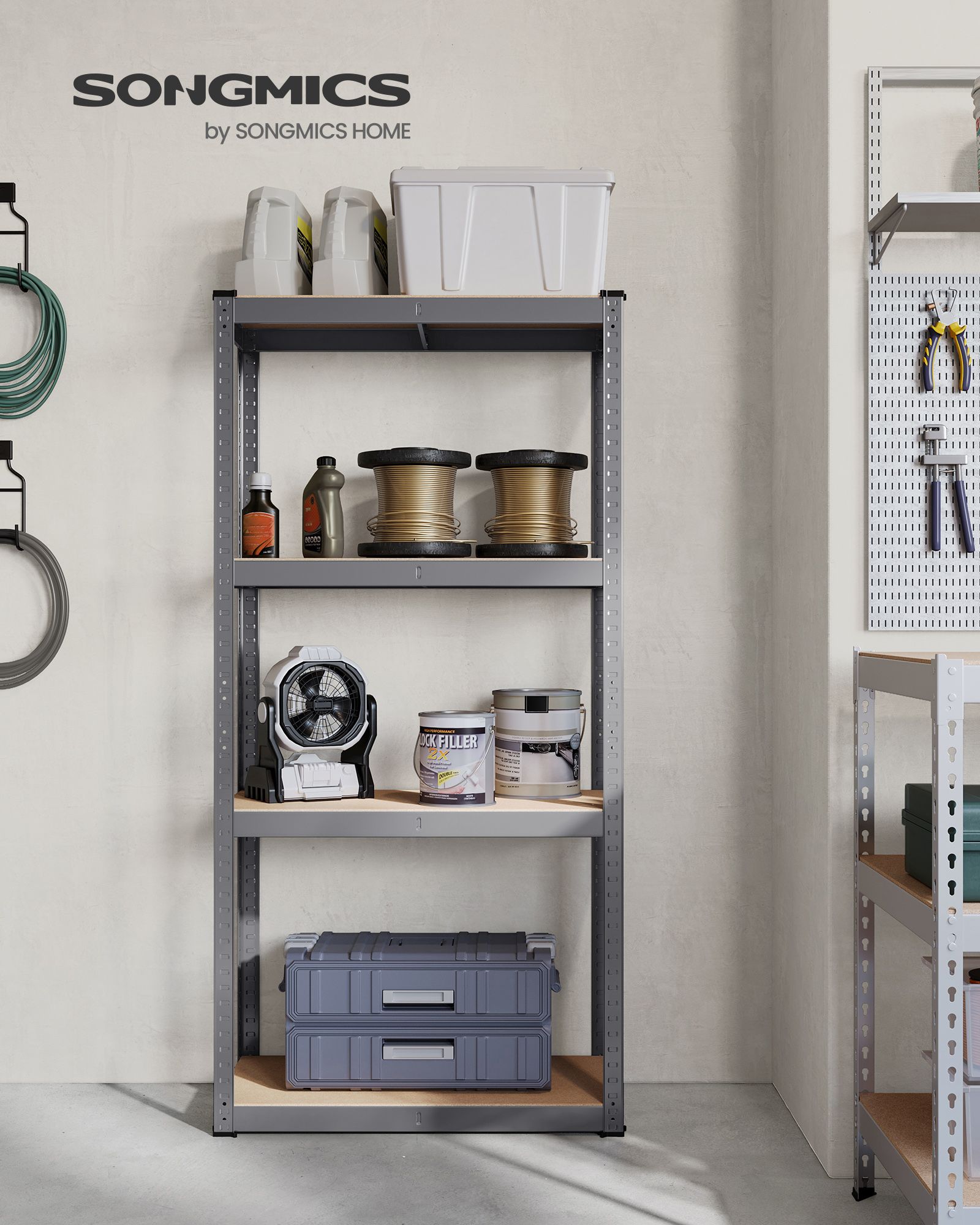 Lentyna su plieniniu rėmu