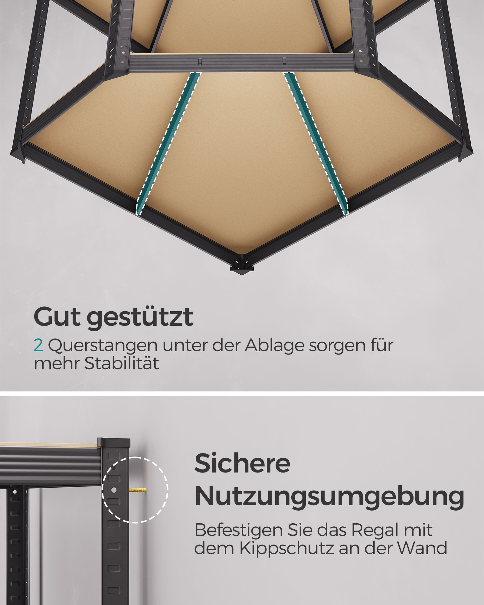 Kampinių lentynų rinkinys 3