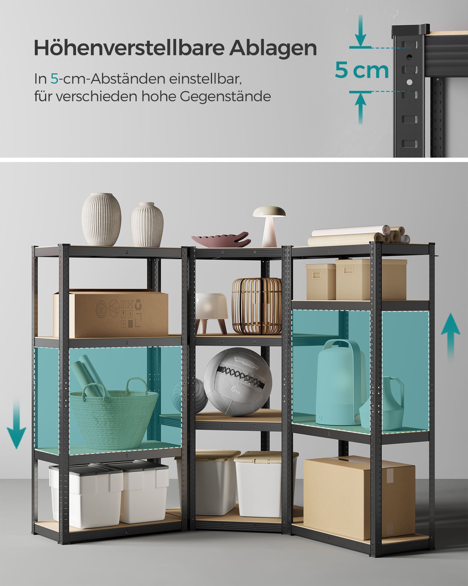 Kampinių lentynų rinkinys 7