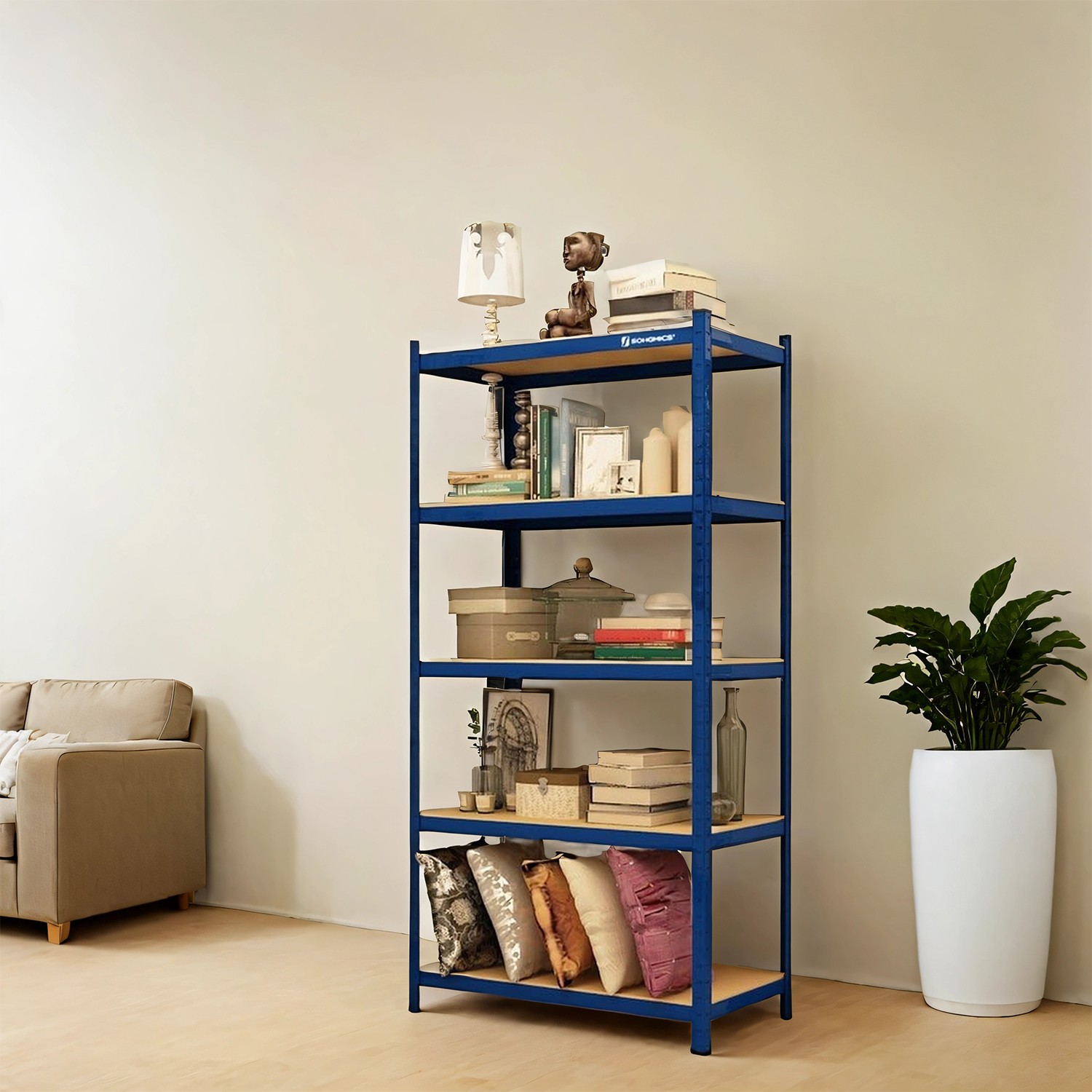 Schwerlastregal 650 kg Blau