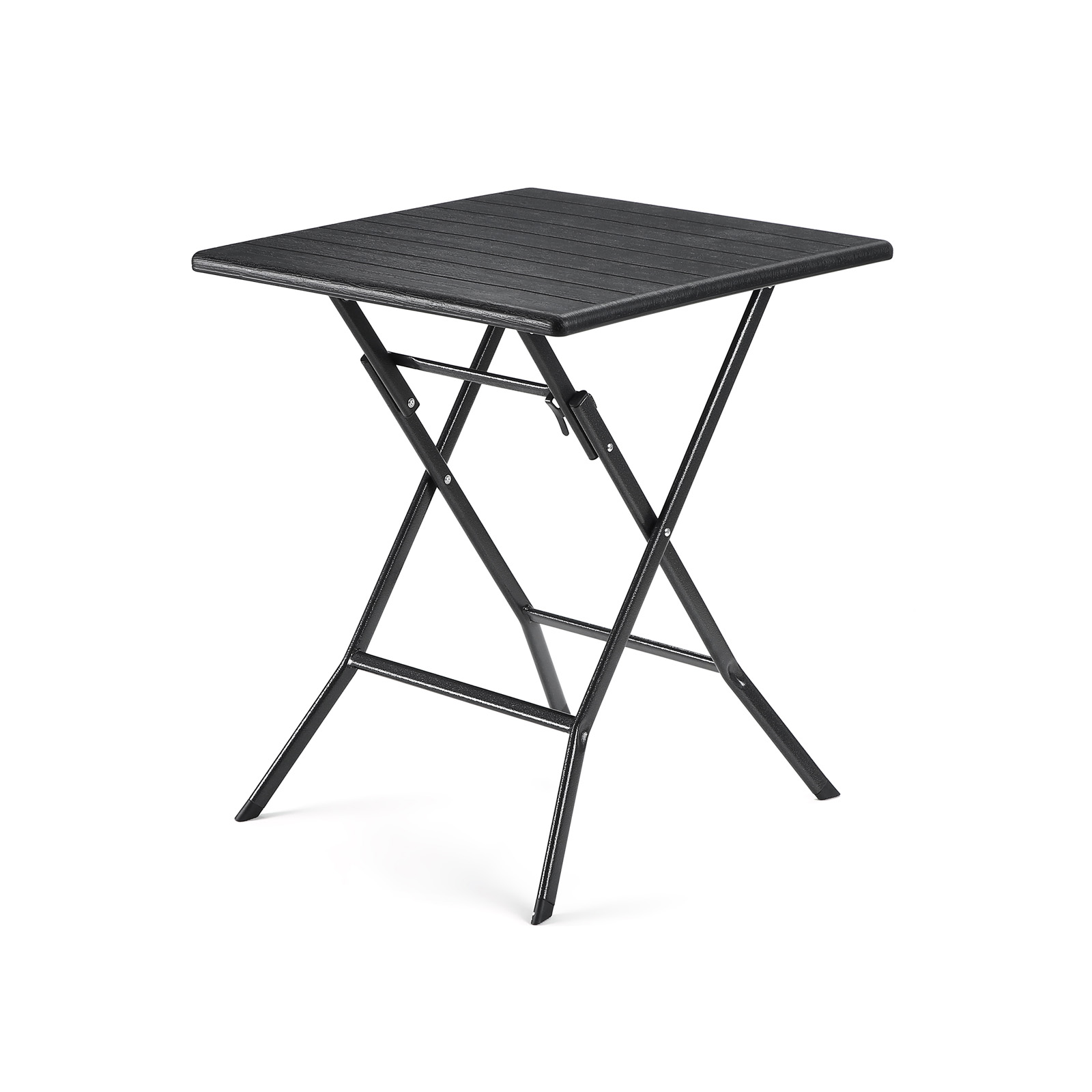Klapptisch Holzoptik Schwarz