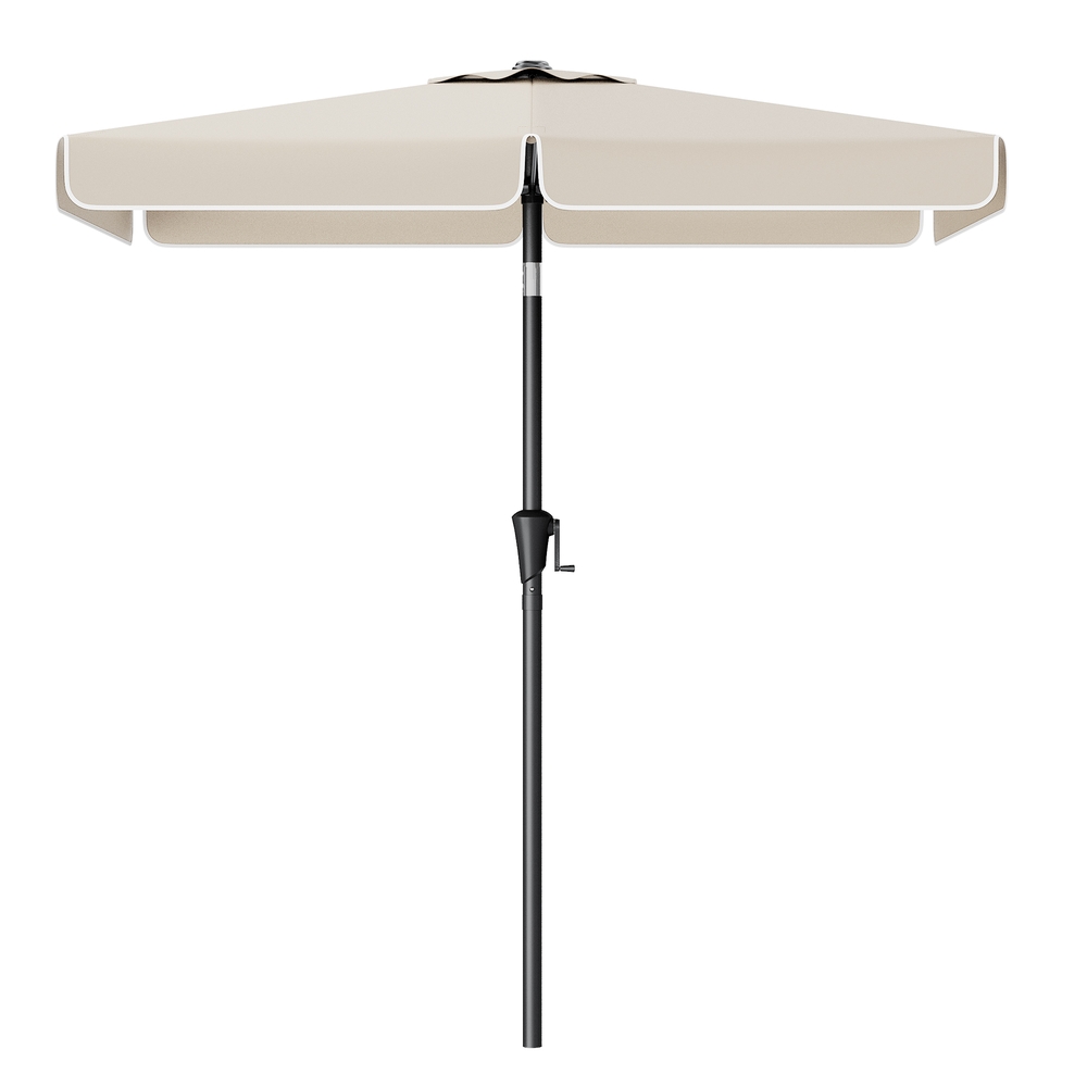 Sonnenschirm rechteckig, Balkonschirm 200 x 150 cm, Sonnenschutz UPF 50+