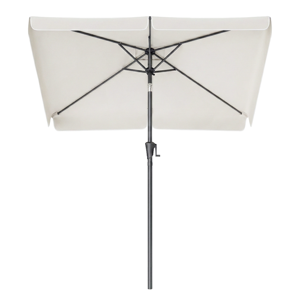 Sonnenschirm 300 x 200 cm, rechteckiger Balkonschirm, Sonnenschutz UPF 50+