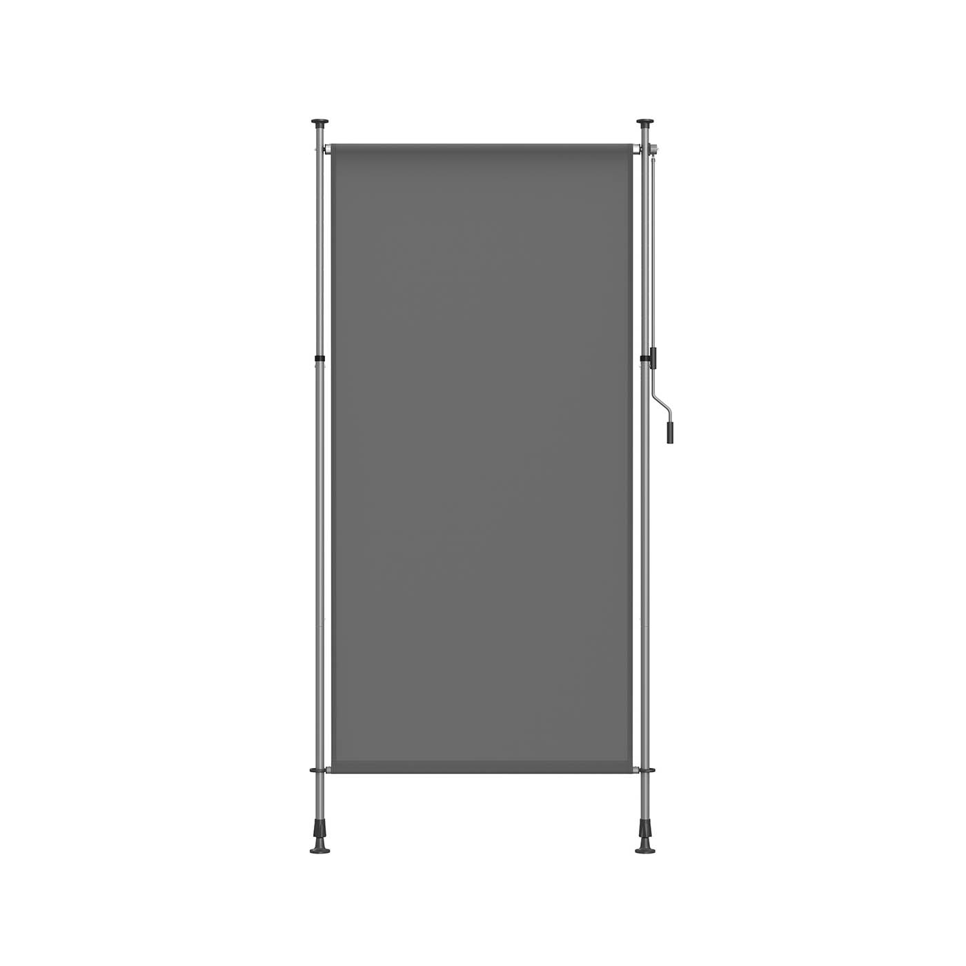 Senkrechtmarkise höhenverstellbar 120 x (220-300) cm anthrazitgrau