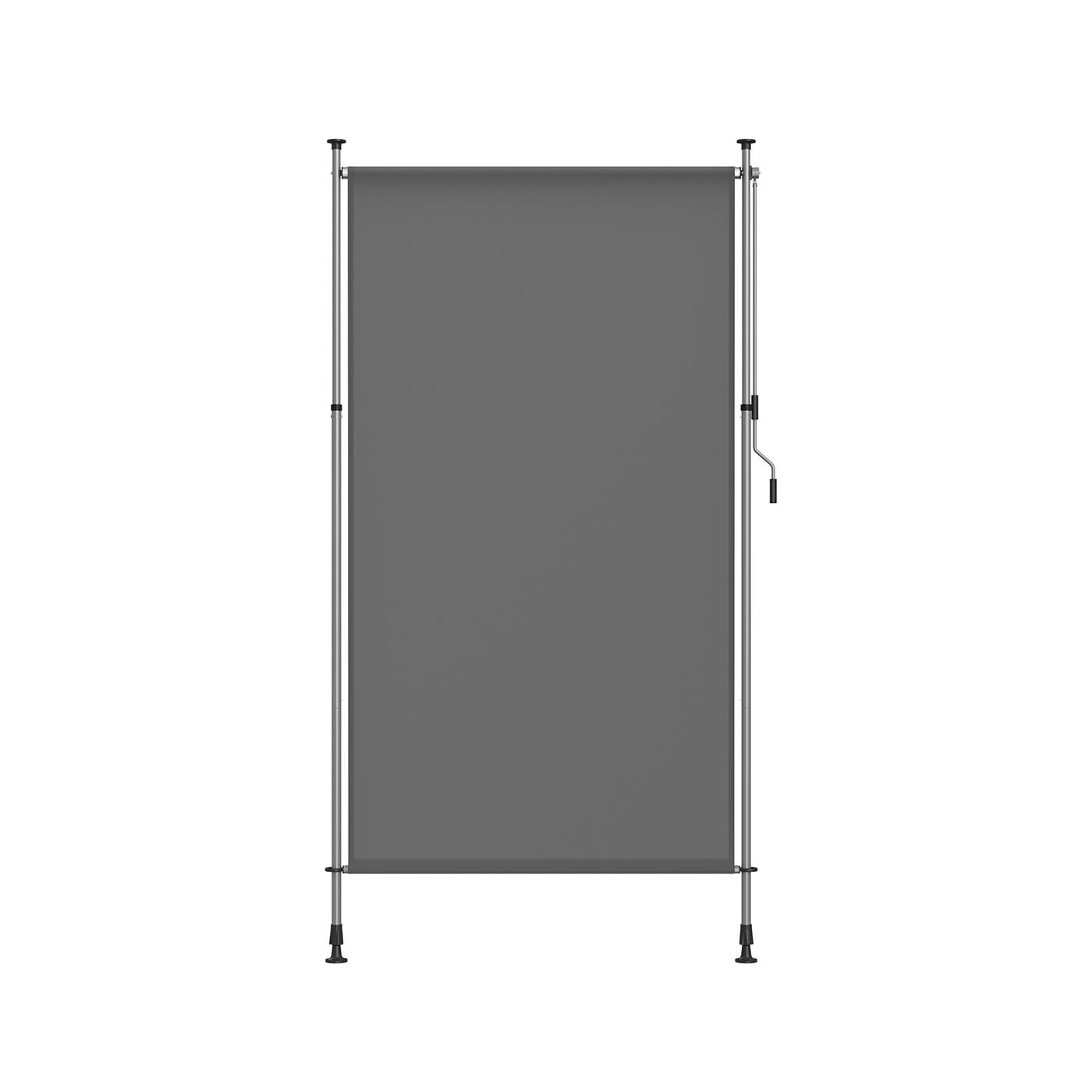 Senkrechtmarkise höhenverstellbar 150 x (220-300) cm anthrazitgrau