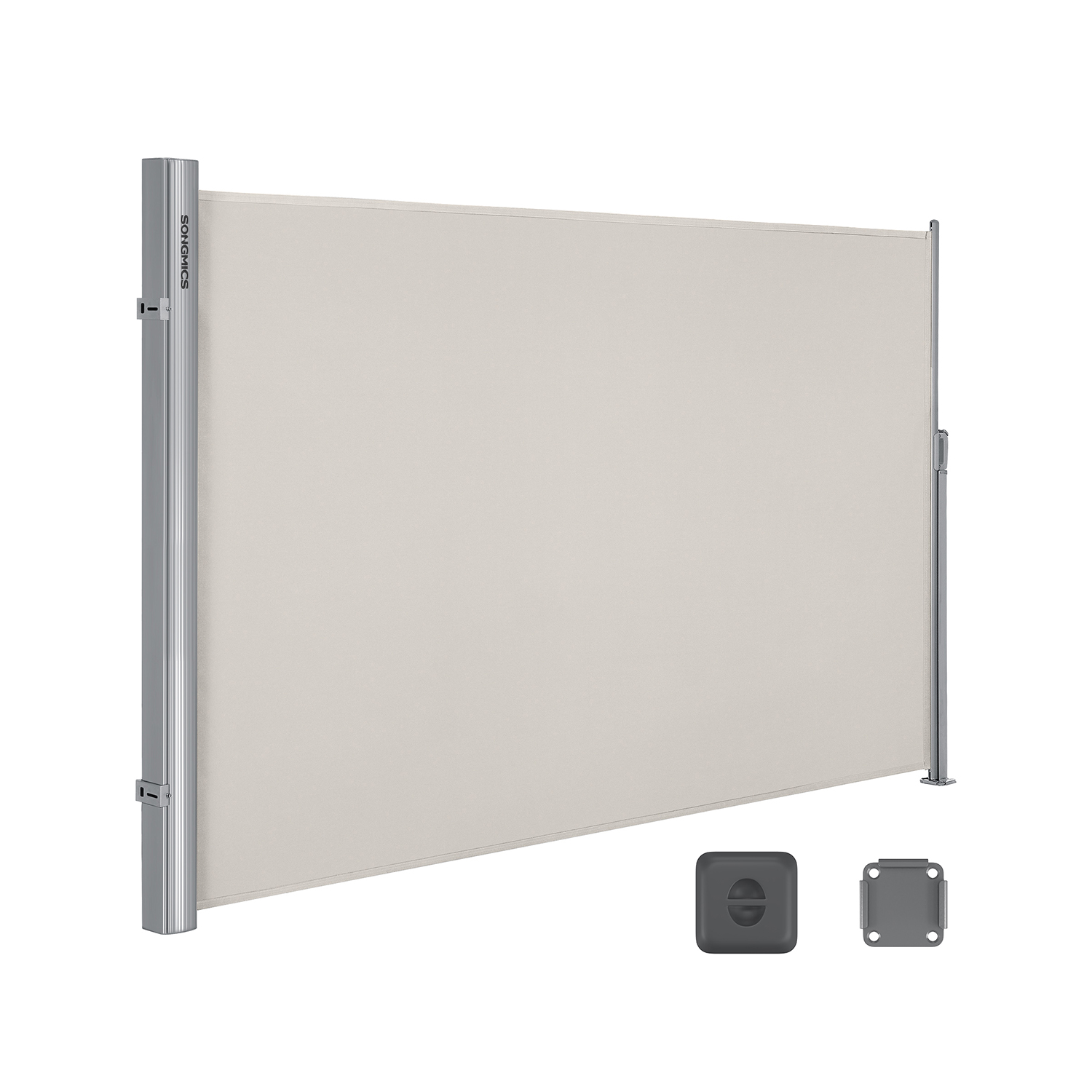 Seitenmarkise 160 x 300 cm Beige
