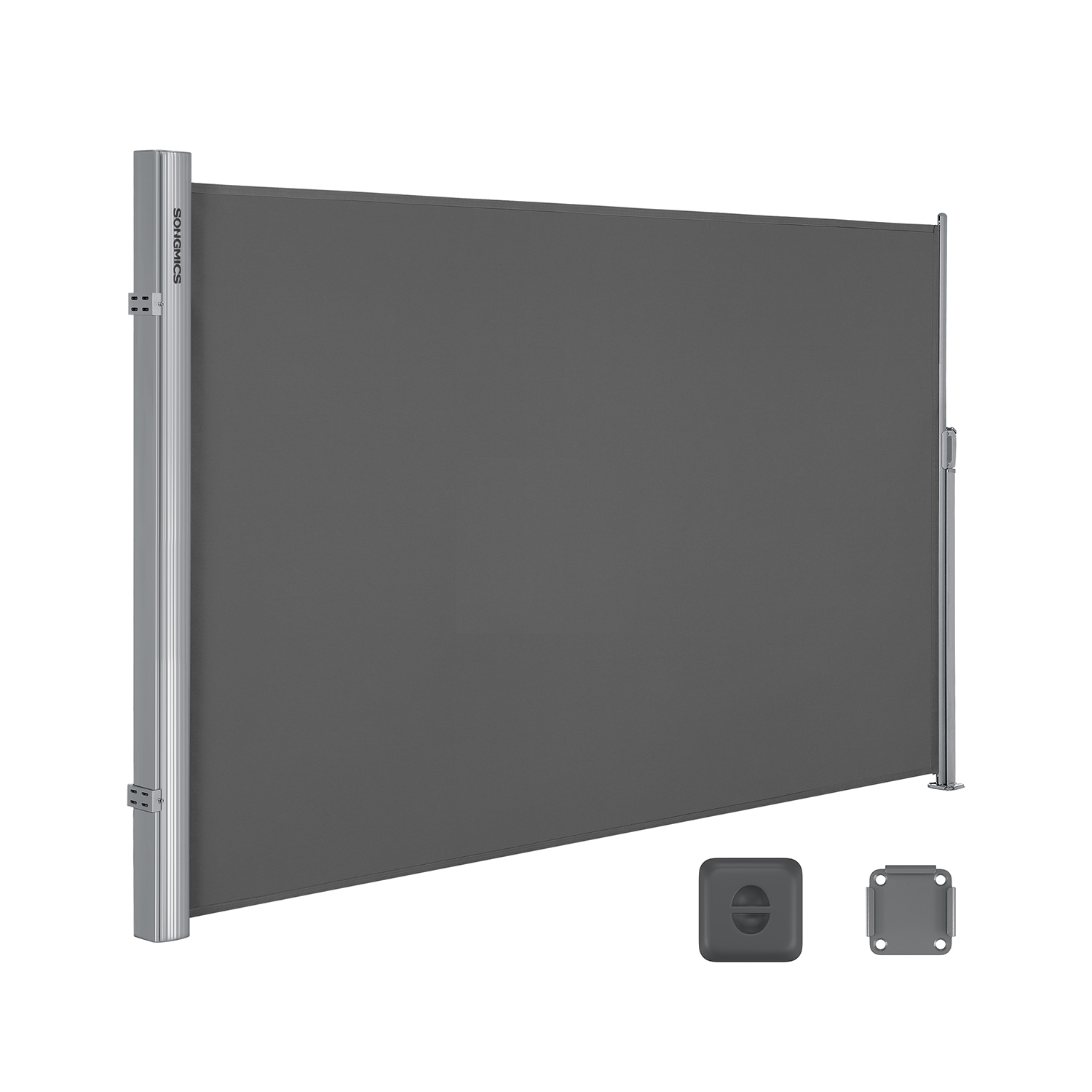 Seitenmarkise 160 x 350 cm Anthrazit