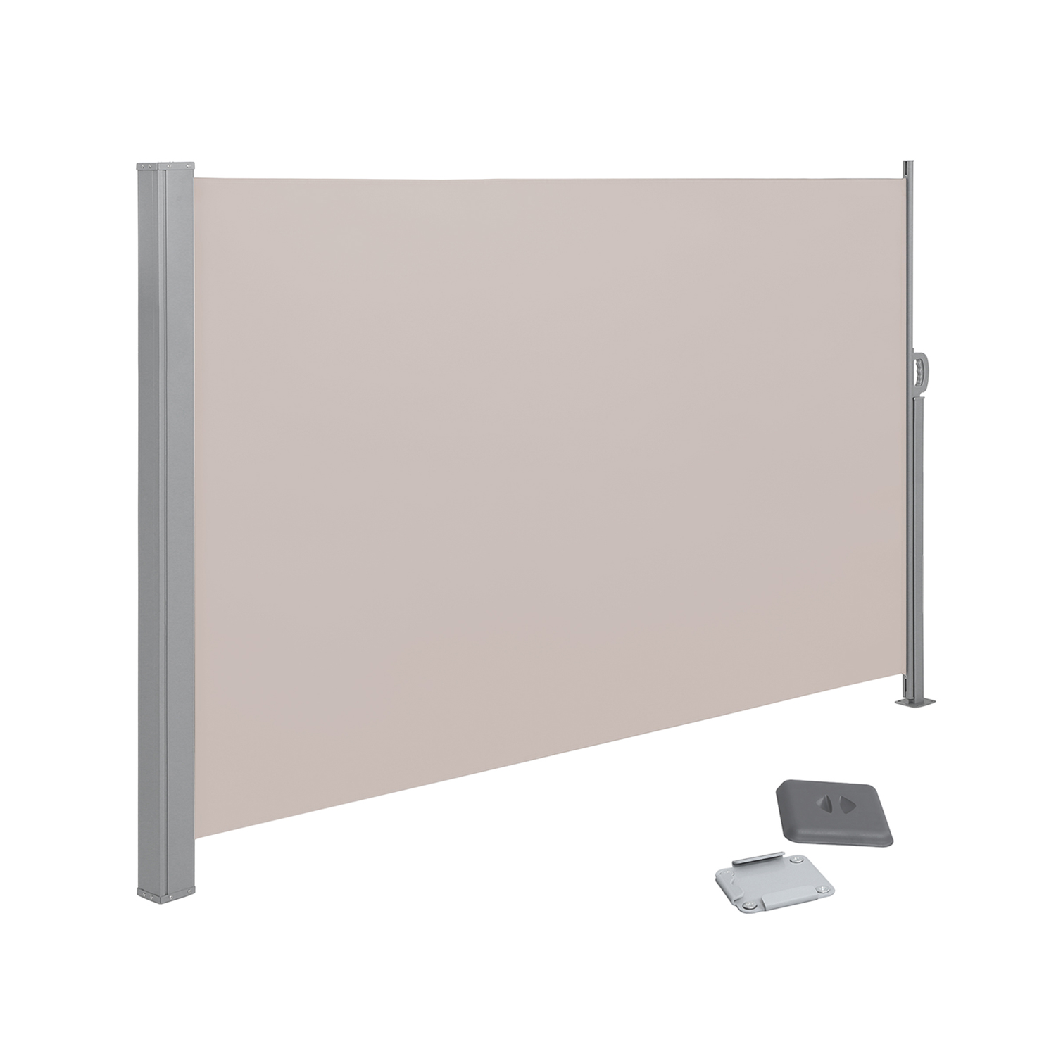 Seitenmarkise 180 x 300 cm Taupe