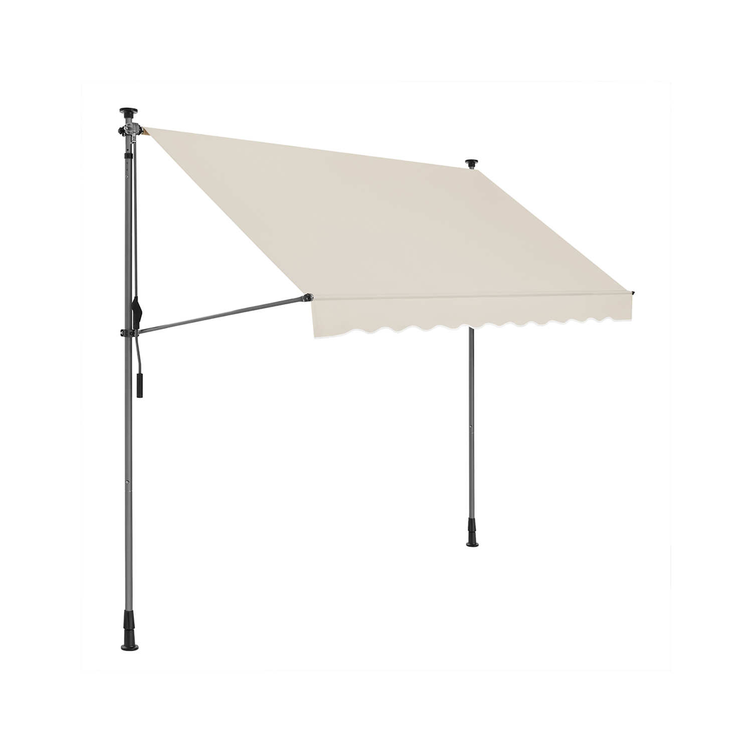 Klemmmarkise 300 x 130 cm höhenverstellbar