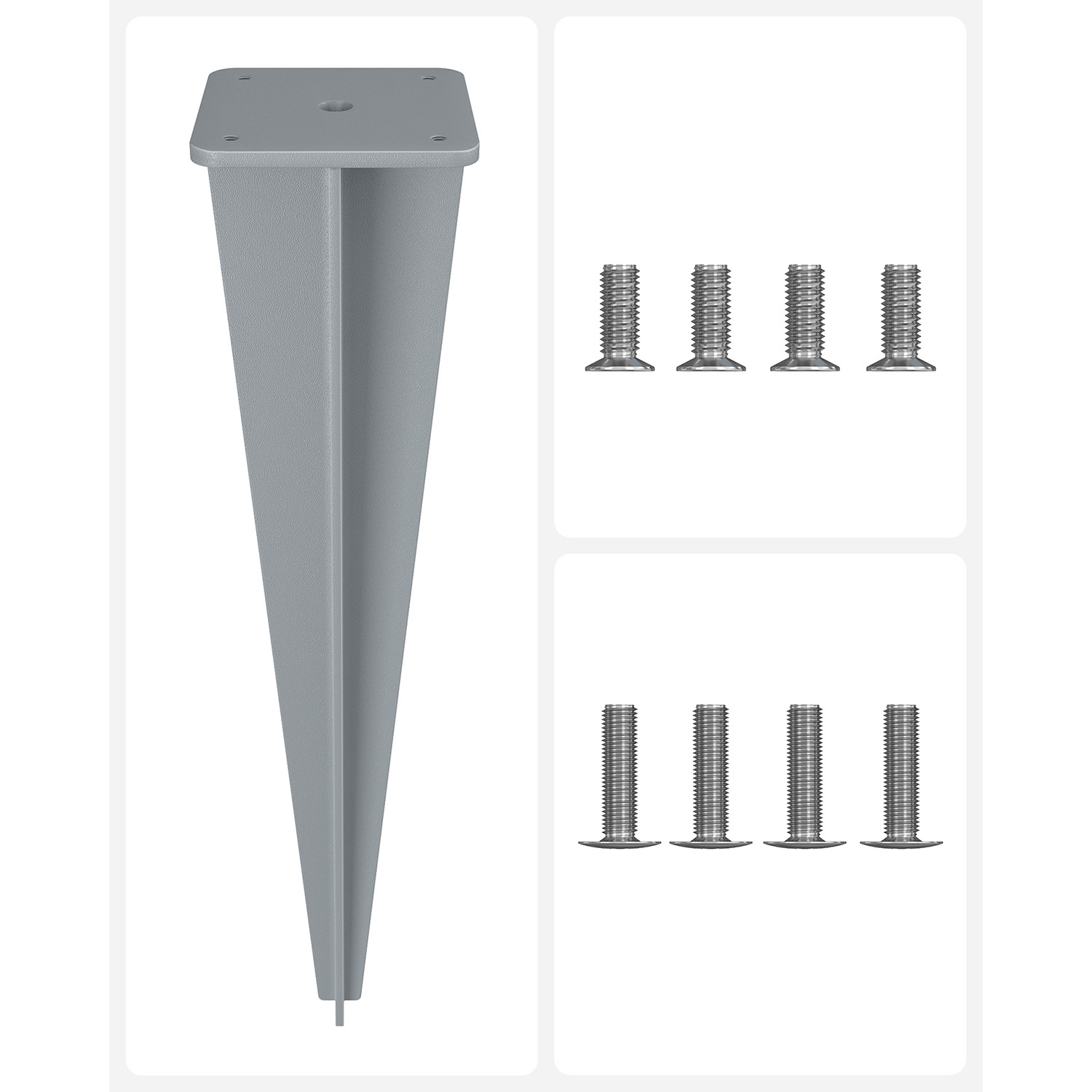 Šoninių markizių stulpelių įžeminimo inkaras
