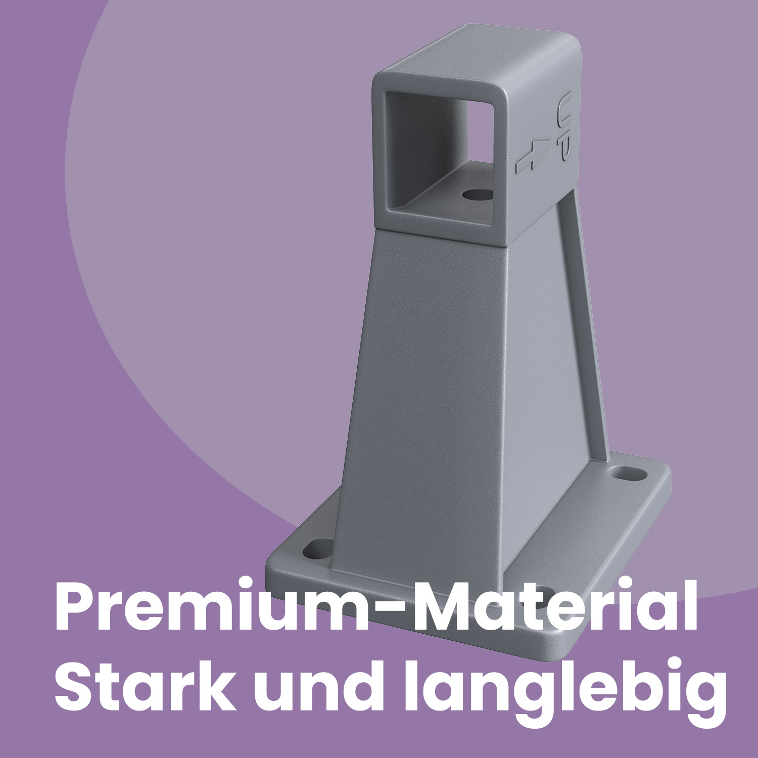 Wandhalterung für Seitenmarkise, nur für SONGMICS Alu-Seitenmarkisen geeignet