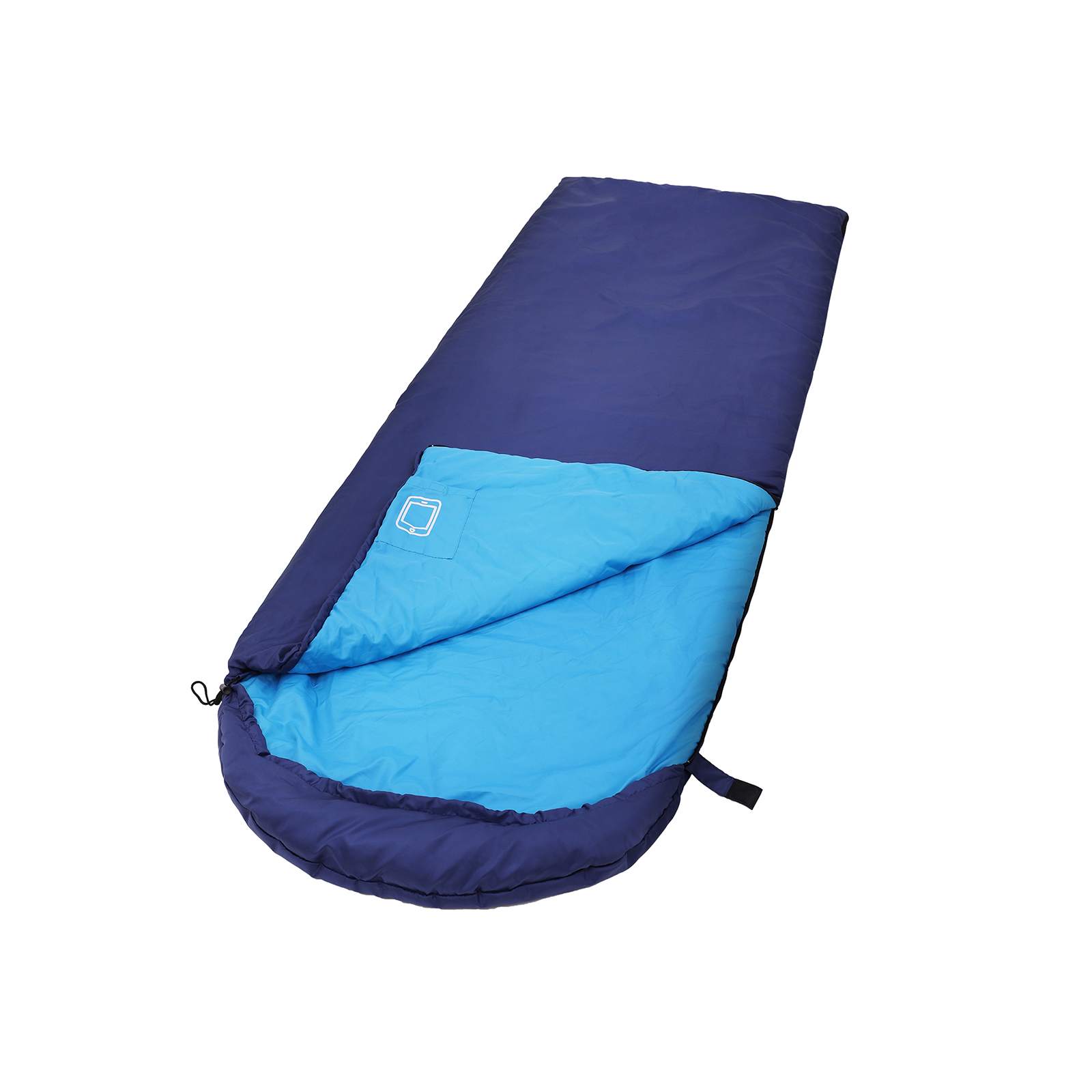 Schlafsack 220 x 75 cm Blau