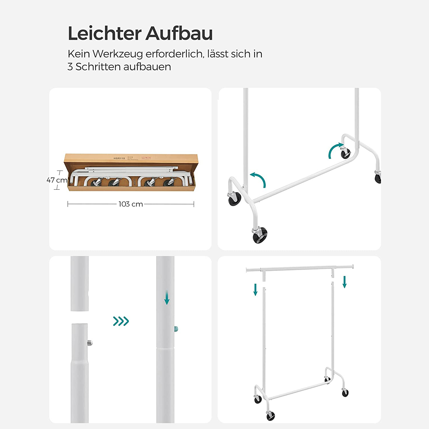 Drabužių lentyna su ištraukiamu drabužių bėgteliu