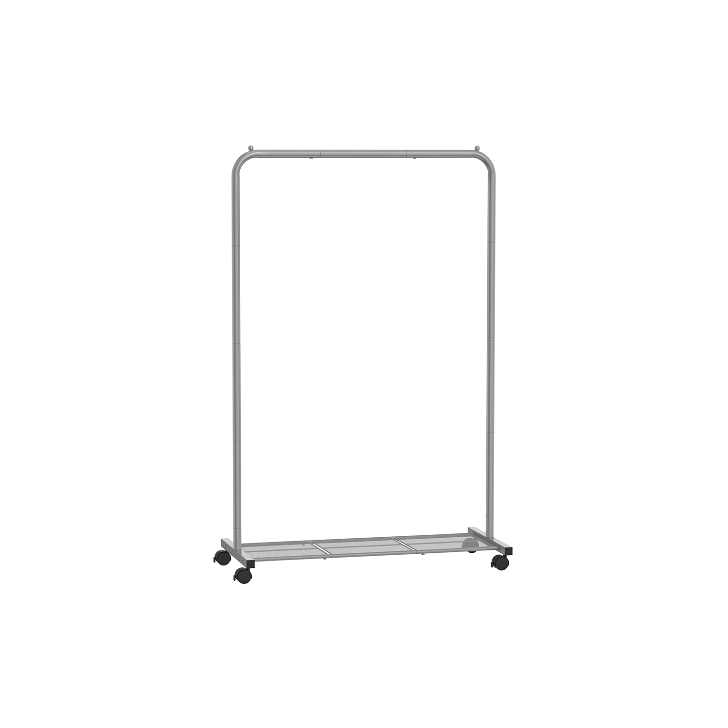 SONGMICS Rollgarderobe grau Metall 91,0 x 158,0 cm, 1 St.