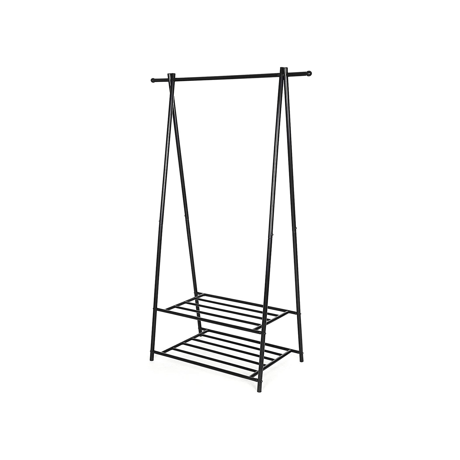 SONGMICS Kleiderständer HSR05BV1 schwarz Metall 87,5 x 155,0 cm, 1 St.