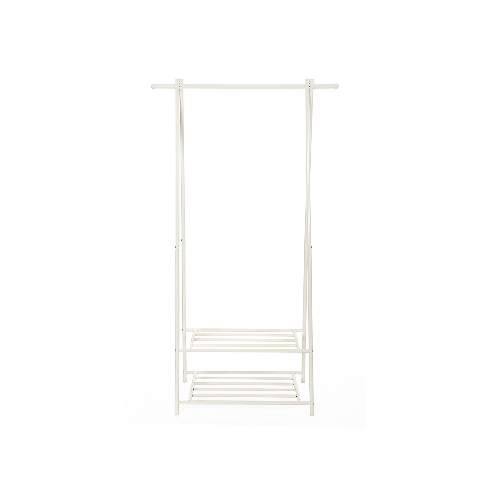 SONGMICS Kleiderständer HSR05W weiß Metall 87,5 x 155,0 cm, 1 St.