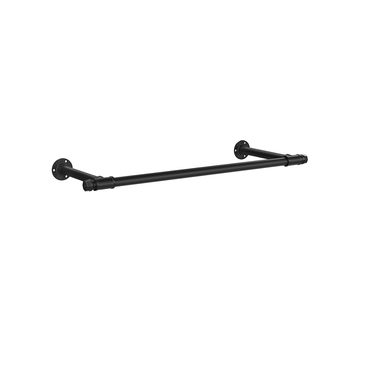 Kleiderstange für die Wand 30 x 84 x 7 cm mit 60 kg Belastbarkeit