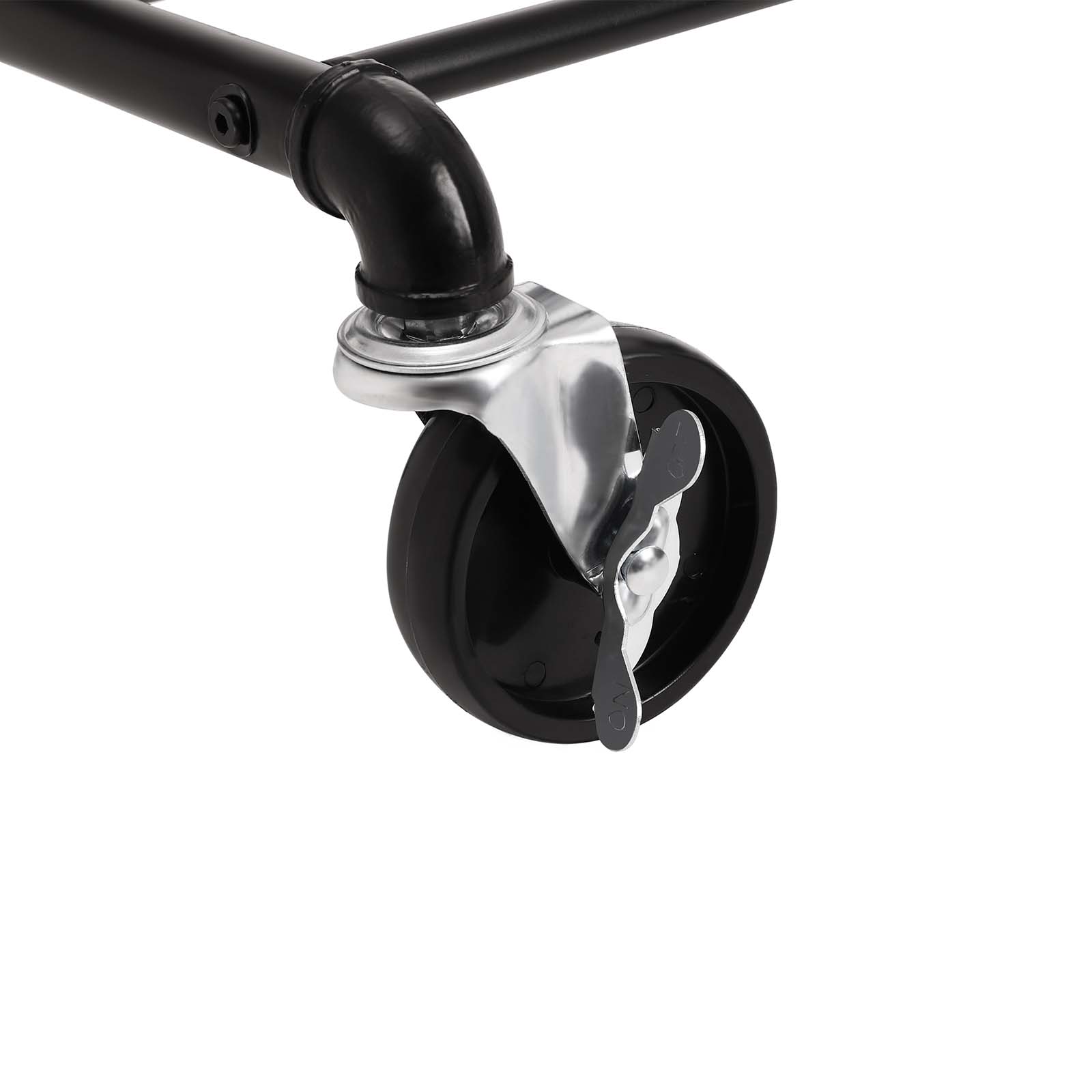 SONGMICS Schwerlast Metall Kleiderständer auf Rollen, bis 90 kg