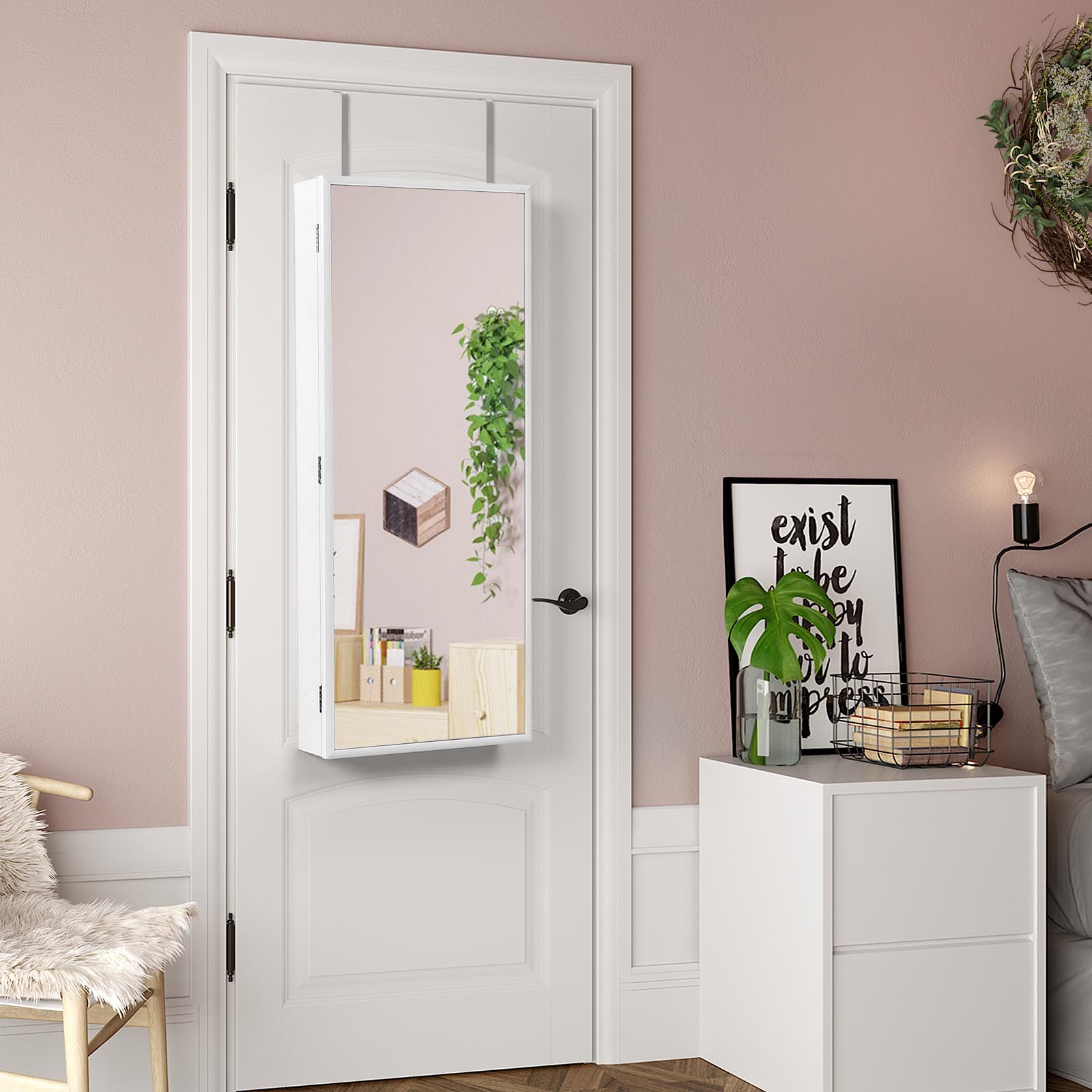 Schmuckschrank mit Spiegel - Schmuckschrank | SONGMICS