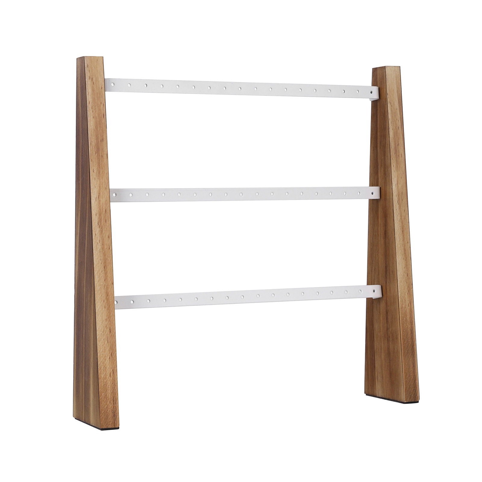 Schmuckständer an der Wand Vintagebraun-Weiß