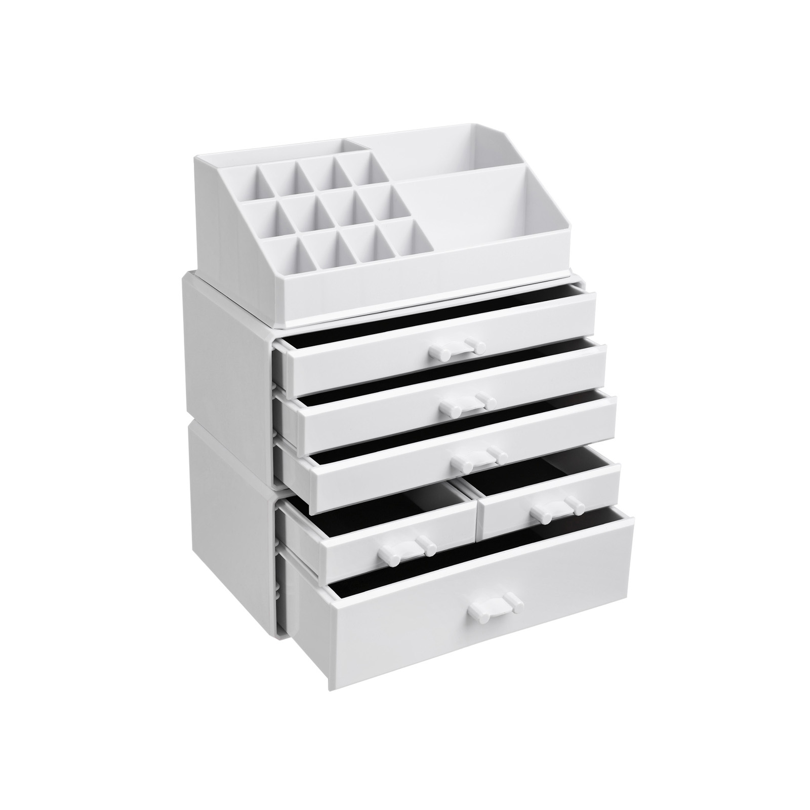 SONGMICS Kosmetik-Organizer aus Acryl, Make-up Organizer mit 6